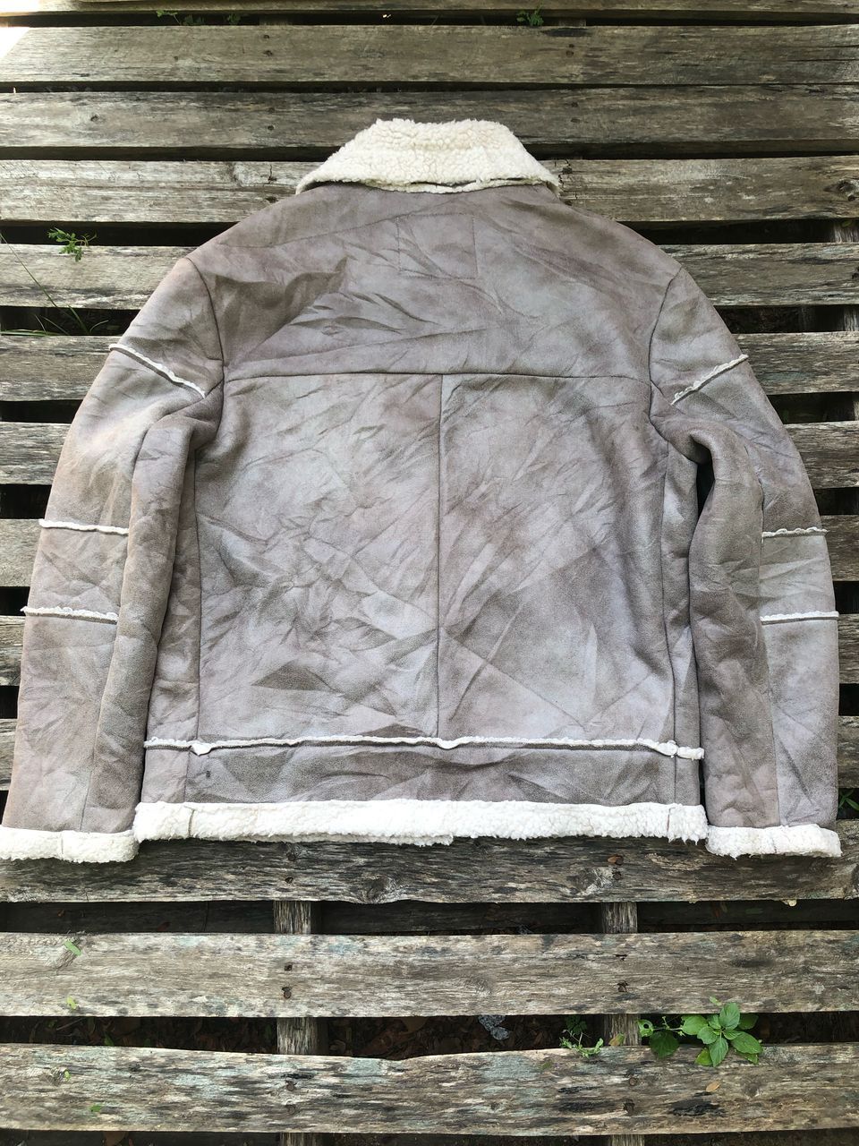 Vintage Vintage Re'mount Clothing Shearling Leather Jacket Size US M / EU 48-50 / 2 - 2 Thumbnail
