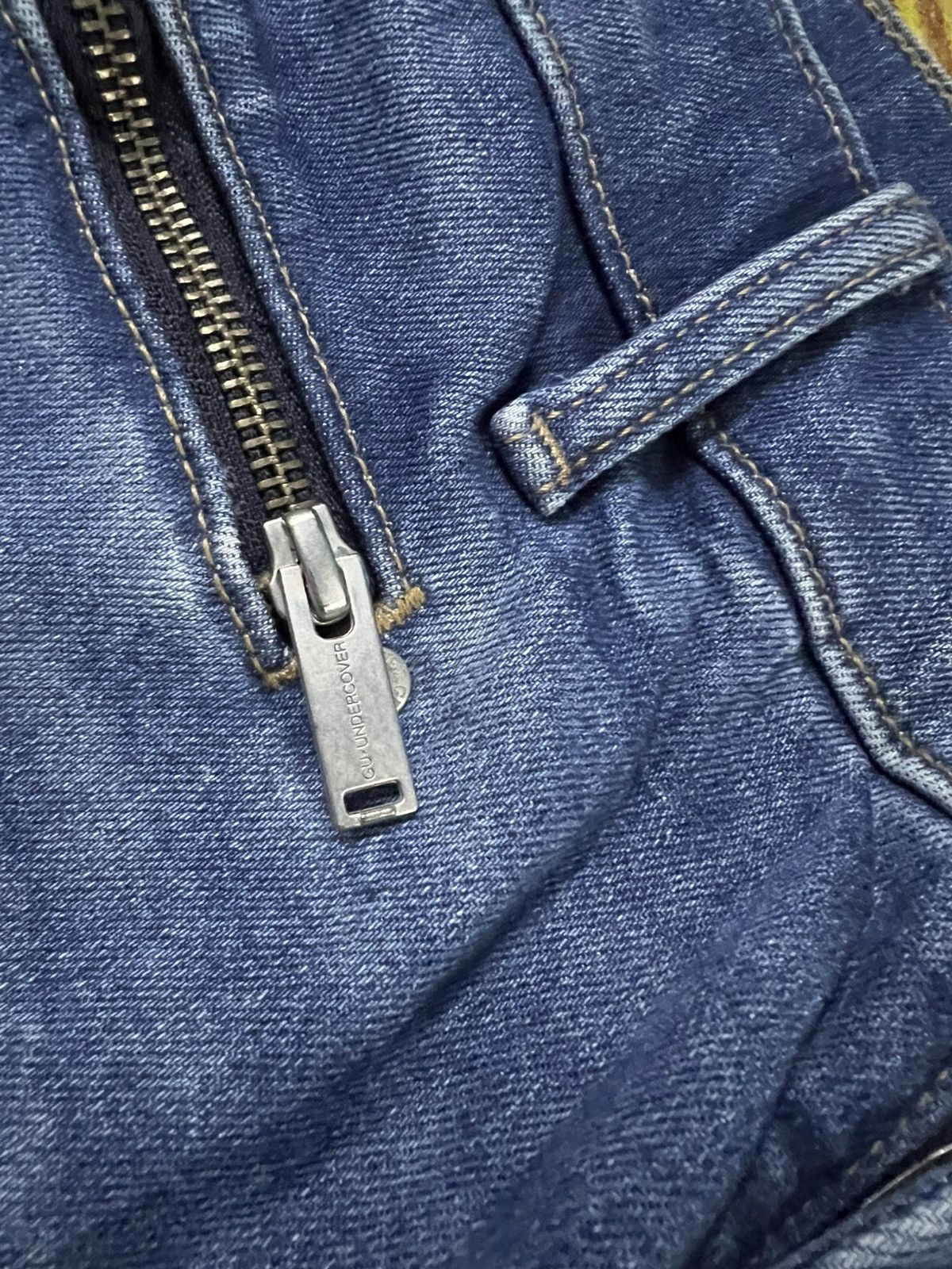 Undercover 💥INSANE 90’STYLE GU X UNDERCOVER DISTRESS BLUE JEAN Size US 32 / EU 48 - 10 Thumbnail