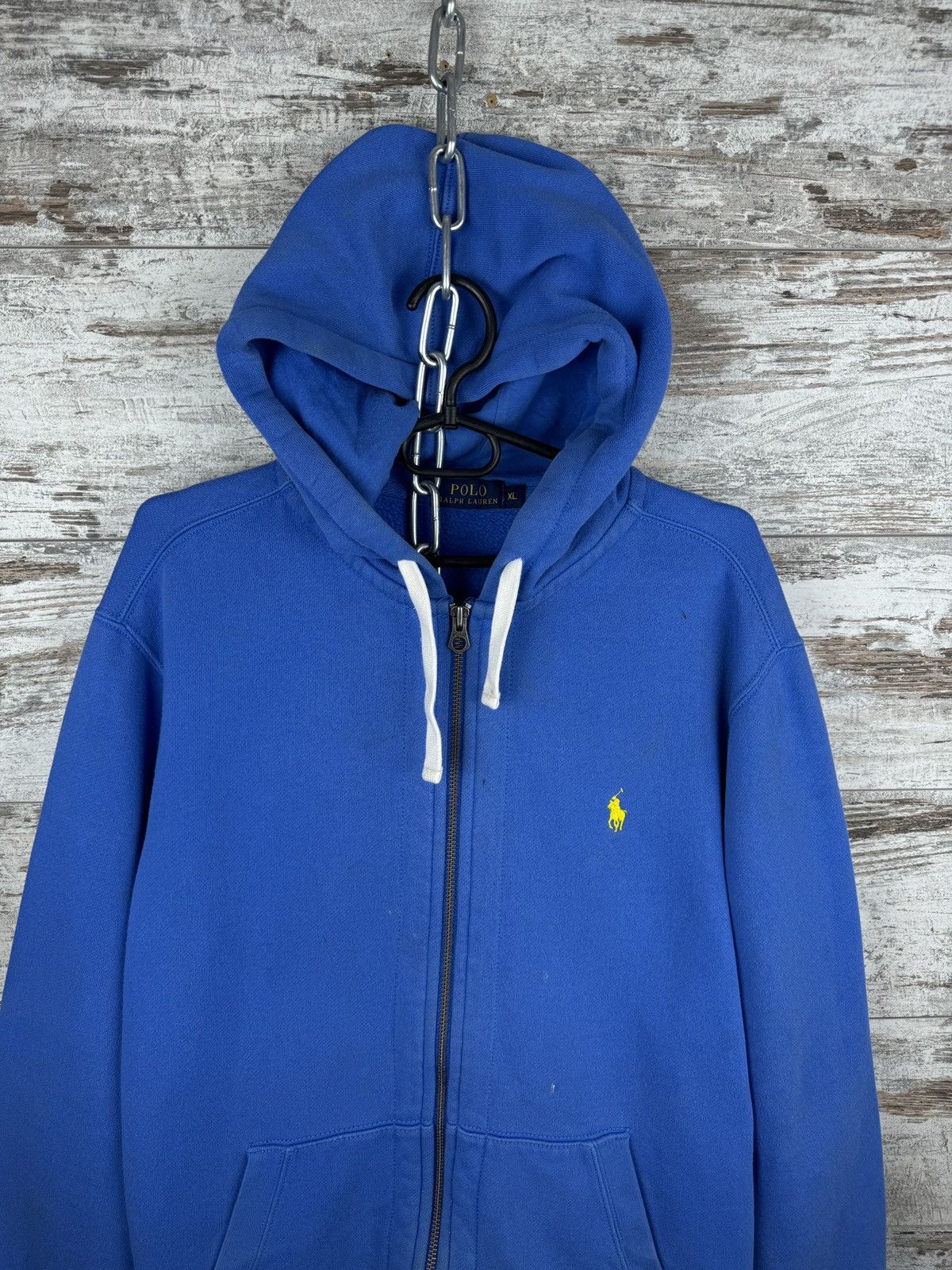 Polo Ralph Lauren Mens Vintage Polo Ralph Lauren zip hoodie y2k blue rare OG Size US XL / EU 56 / 4 - 2 Thumbnail