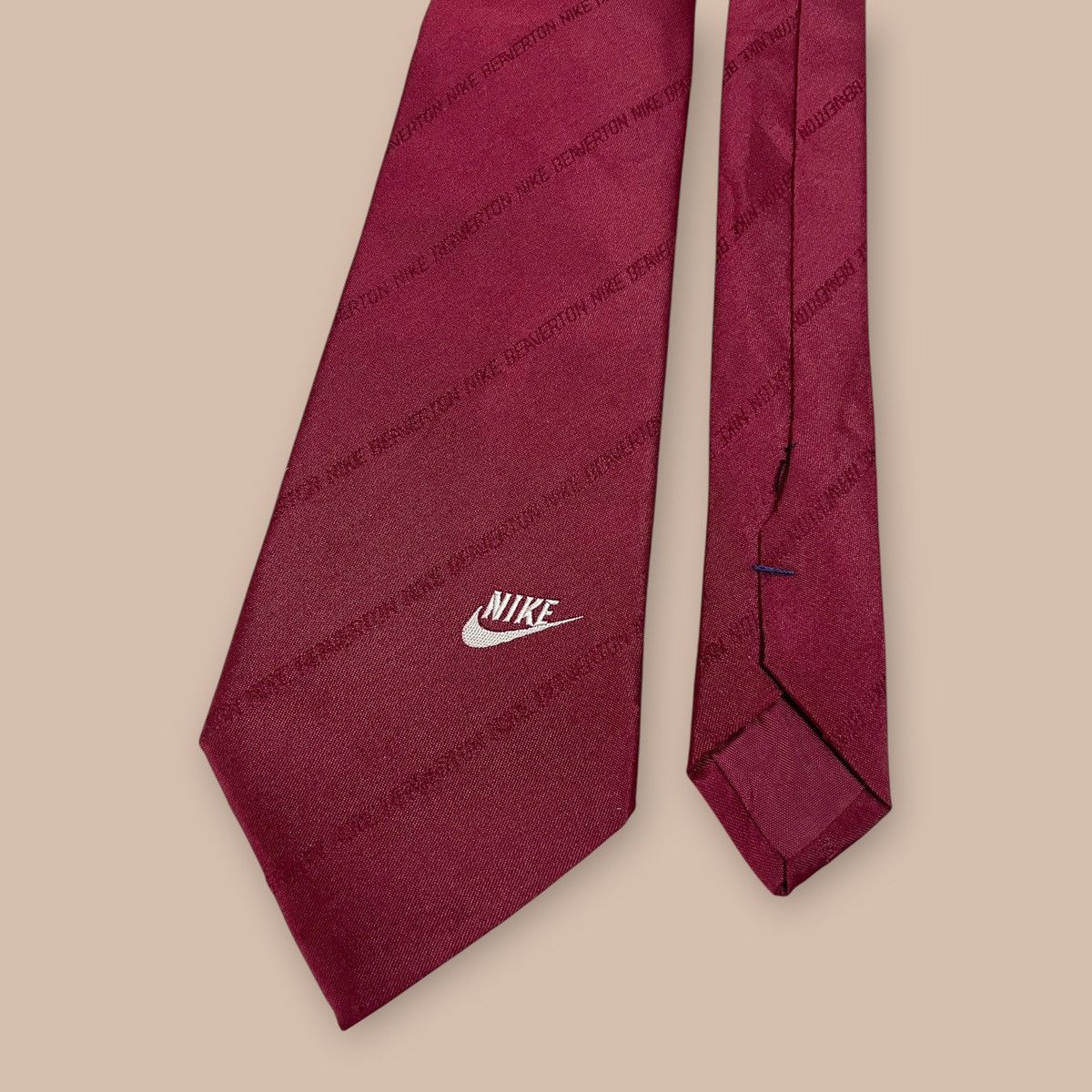 Nike Vintage 1986 Nike Tie for 5th Anniversary of Nike Japan Size ONE SIZE - 6 Thumbnail