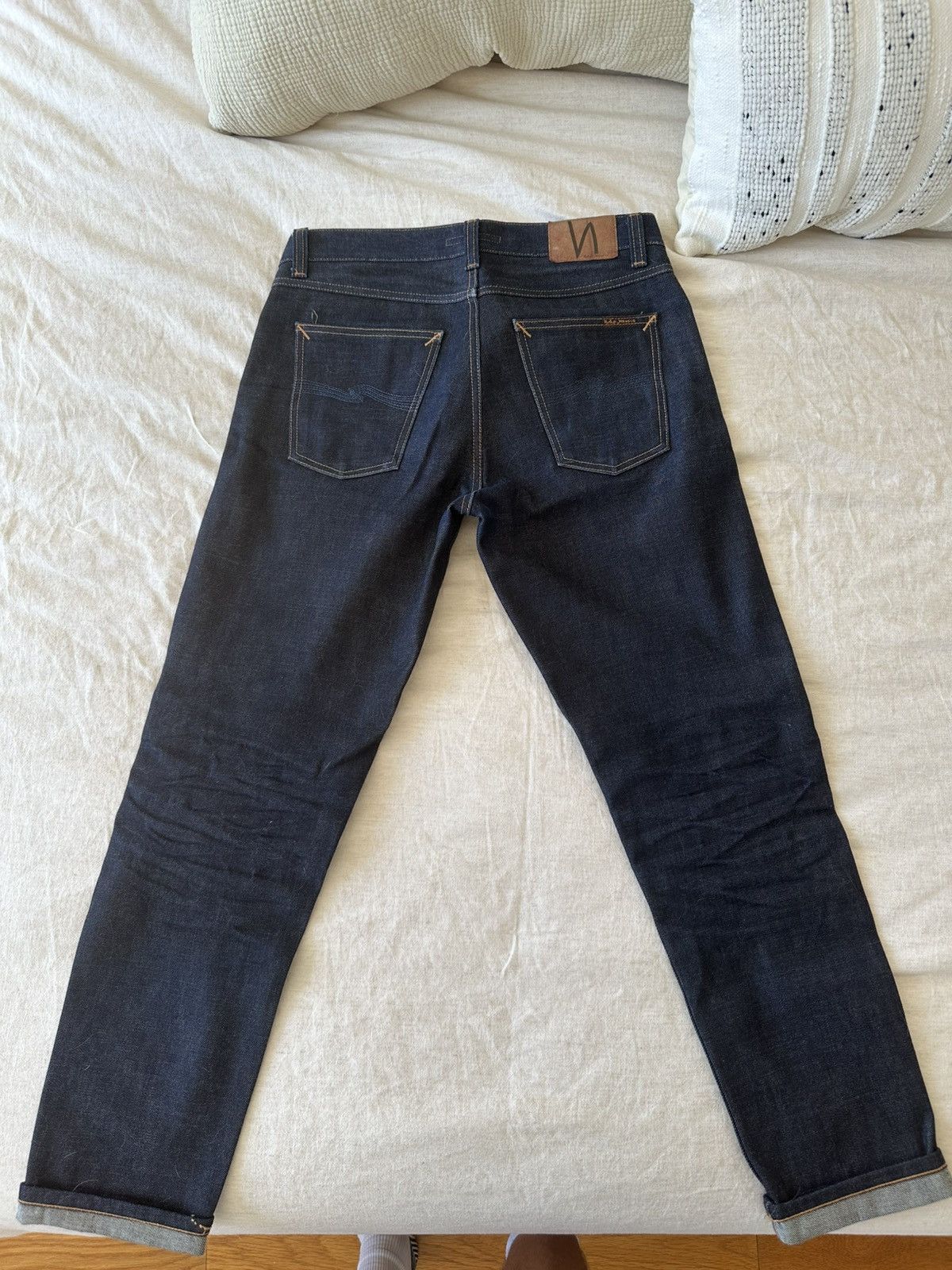 Nudie Jeans Nudie Jeans Steady Eddie II Dry Ace Selvage 31 x 32 Size US 31 - 3 Thumbnail