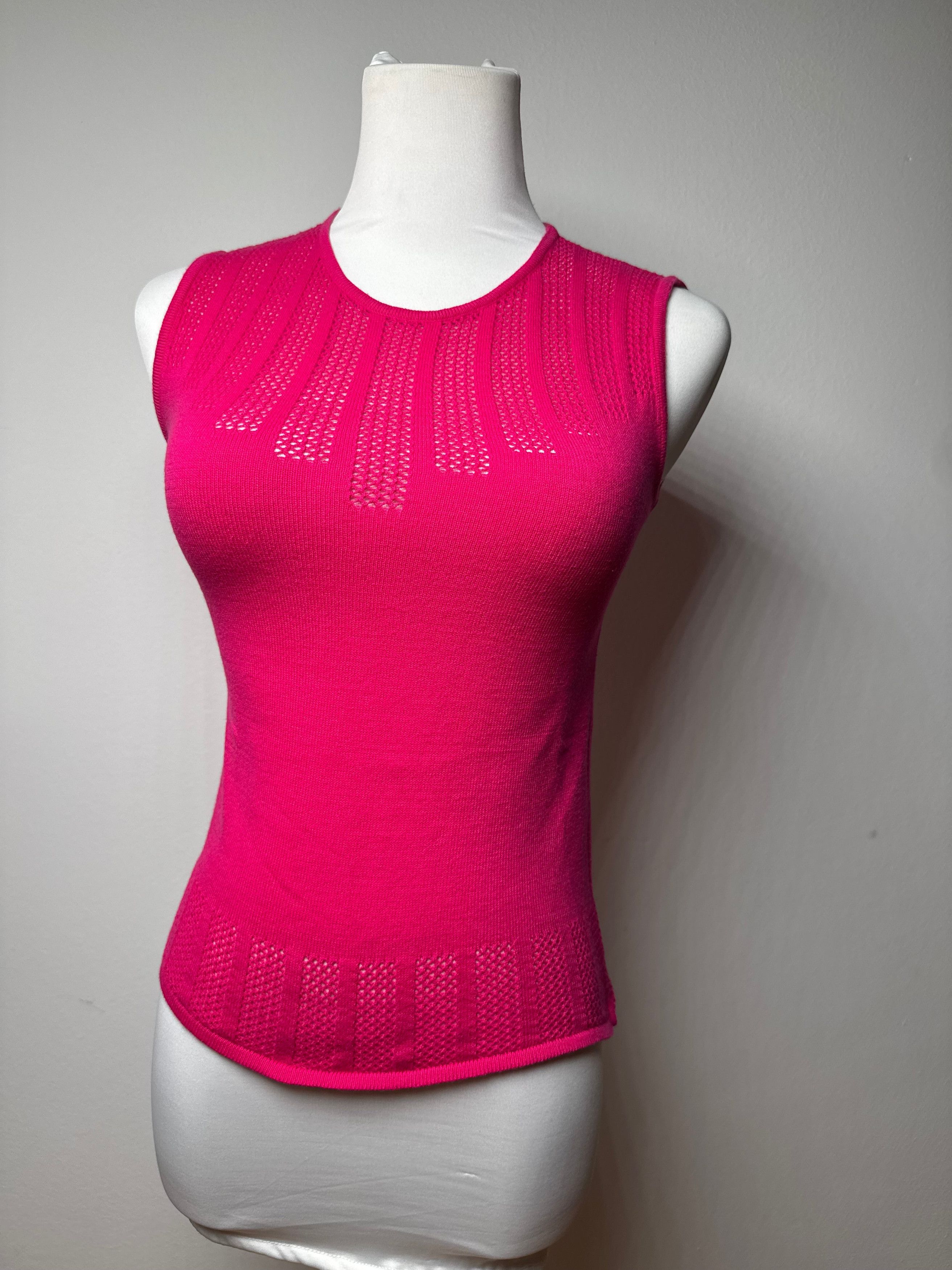 Other Vintage Versace Top Pink 38/M Size S / US 4 / IT 40 - 1 Thumbnail