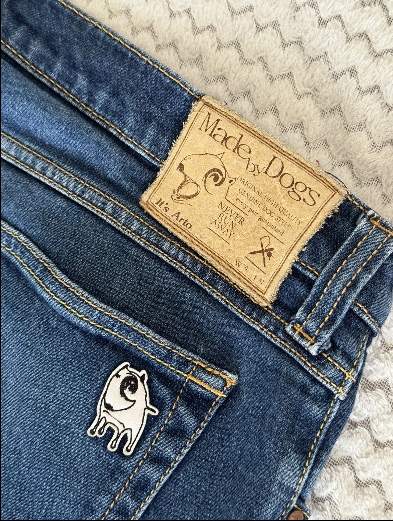 n.d.c. made by hand MadebyDogs Jeans Size 26" / US 2 / IT 38 - 3 Thumbnail