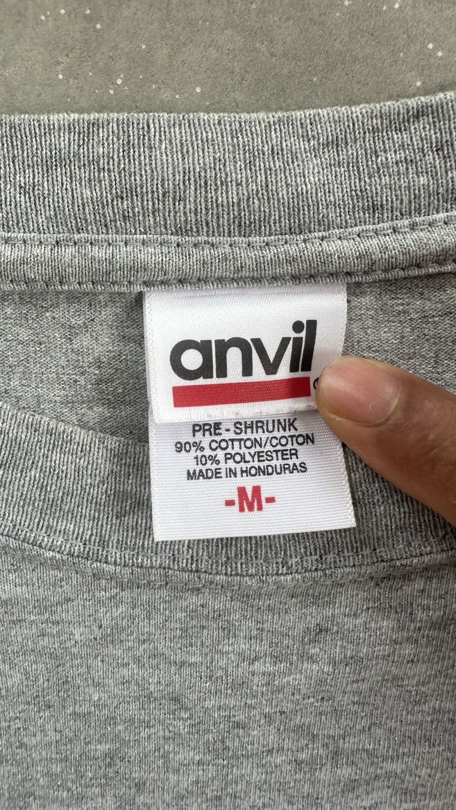 Anvil × Vintage VINTAGE FABRIC SKATE SHOP POCKET TEE Size US L / EU 52-54 / 3 - 2 Thumbnail