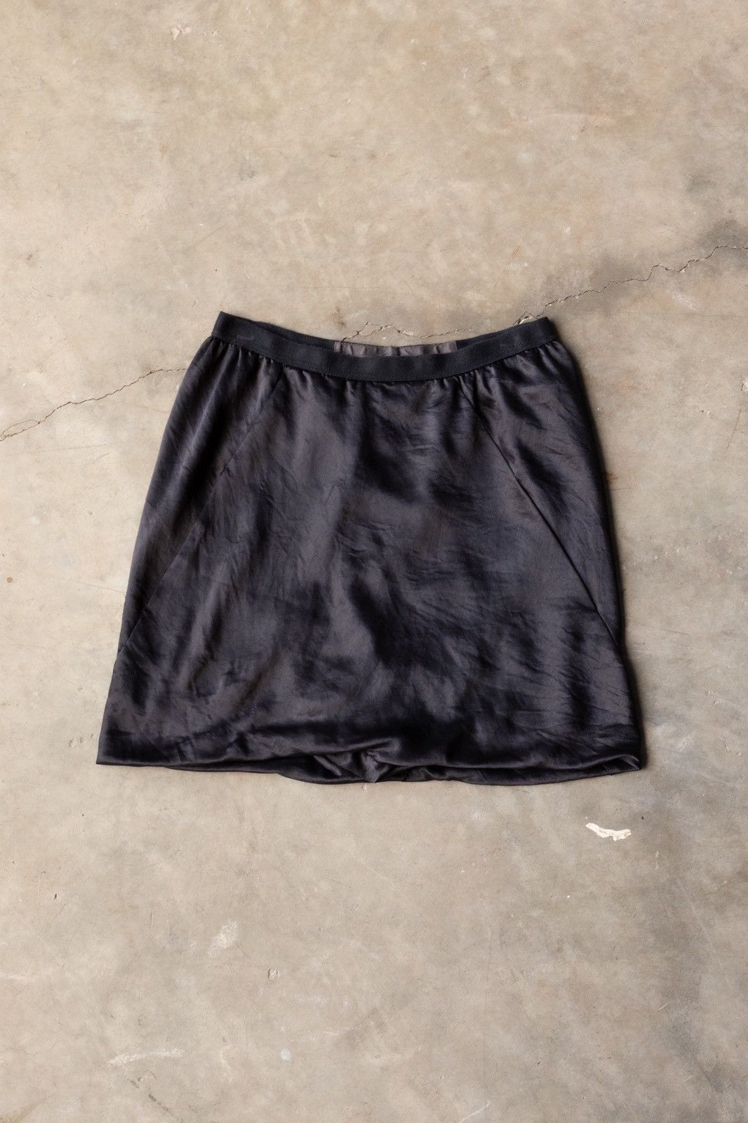 Rick Owens Rick Owens Satin Mini Skirt Size 27" / US 4 / IT 40 - 1 Thumbnail