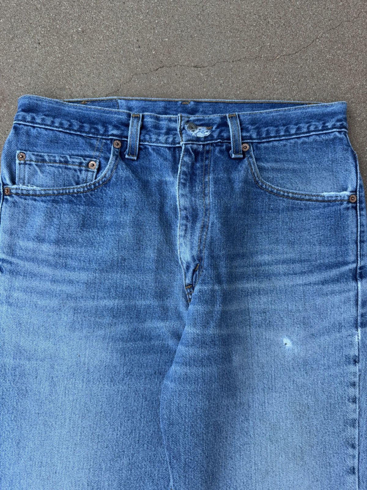 Levi's Vtg 90’s Levi’s 517 Red Tab Bootcut Flare Faded Jeans 32x30 Size US 32 / EU 48 - 4 Thumbnail