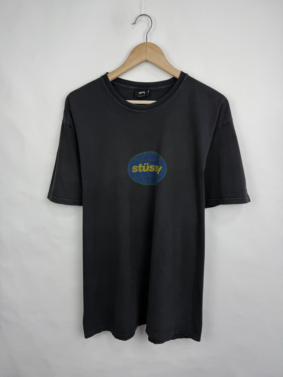 Stussy 🇺🇸 Vintage Y2K Stussy Global Pigment T-Shirt Rare Retro Hype Size US L / EU 52-54 / 3 - 2 Thumbnail