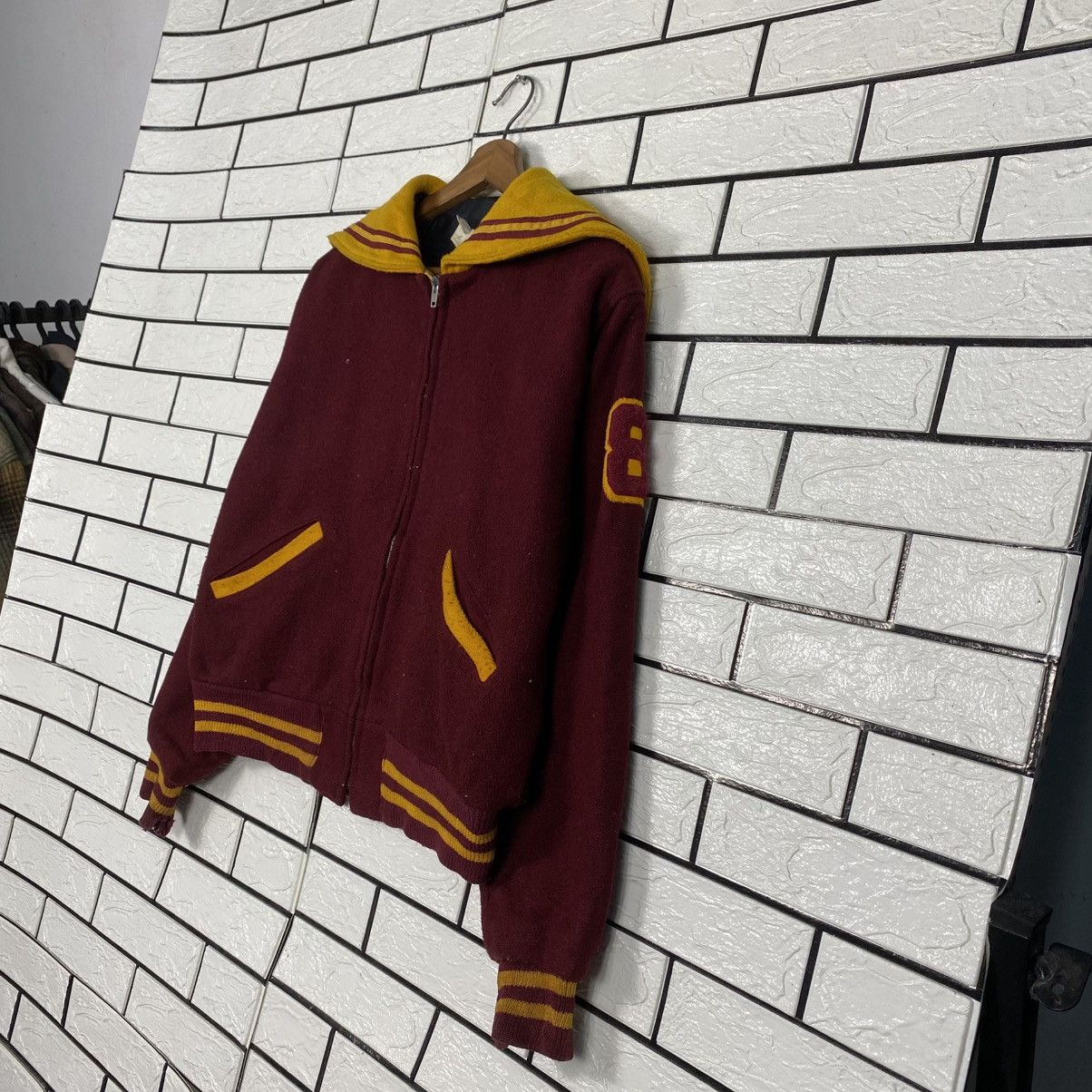 Vintage Vintage Wool Bomber Jacket Butwins St Paul Big Logo Size US M / EU 48-50 / 2 - 3 Thumbnail