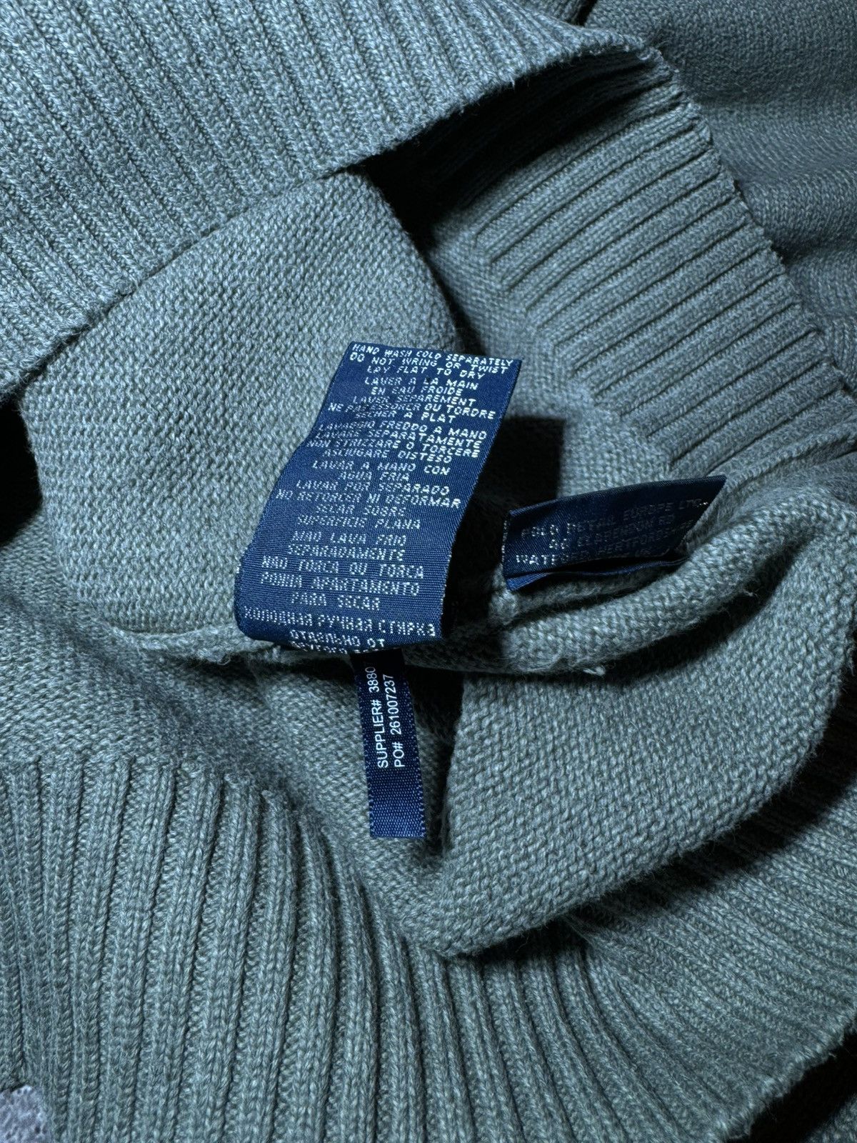 Polo Ralph Lauren × Vintage Polo Ralph Lauren Vintage Knitted Cotton Sweater 90s Size US XL / EU 56 / 4 - 10 Thumbnail
