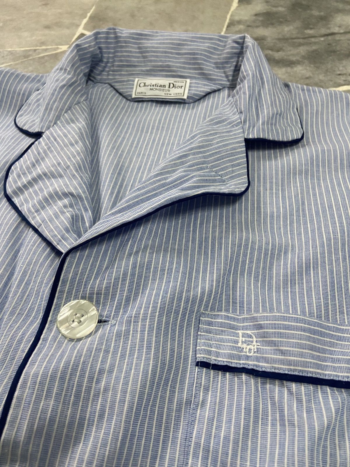 Dior Christian Dior Blue Shirt Size US M / EU 48-50 / 2 - 6 Thumbnail