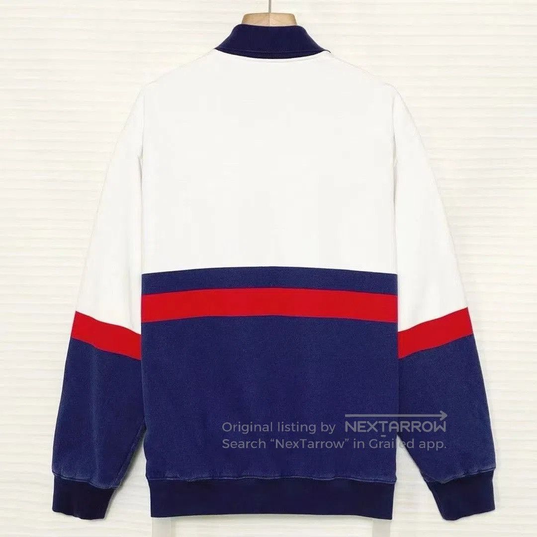 Gucci Gucci Red Blue Distressed Horsebit Jacket. Size US L / EU 52-54 / 3 - 2 Thumbnail