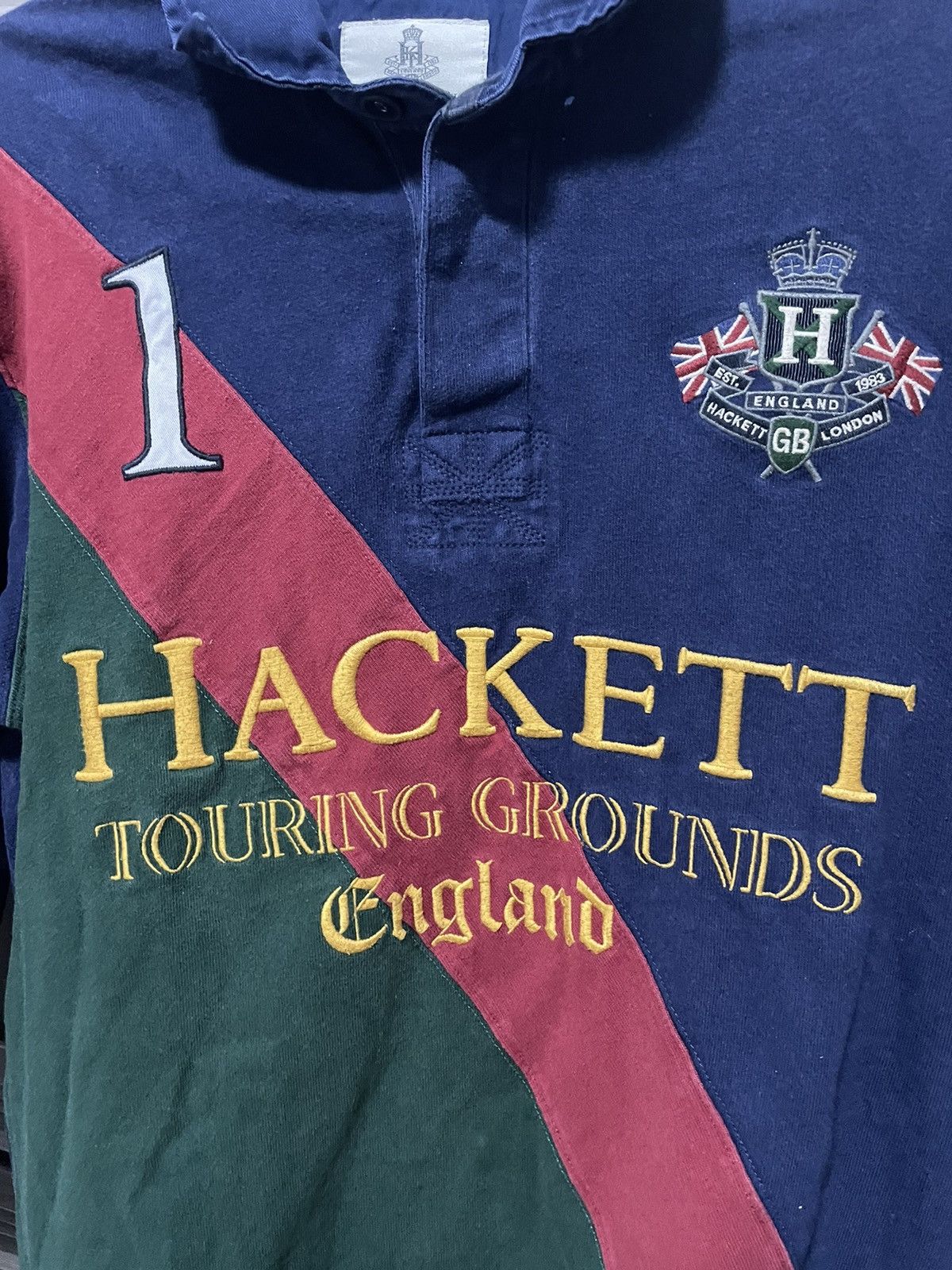 Hackett Hackett England Aston Martin Racing Longsleeve Tee Blue M Size US M / EU 48-50 / 2 - 3 Thumbnail