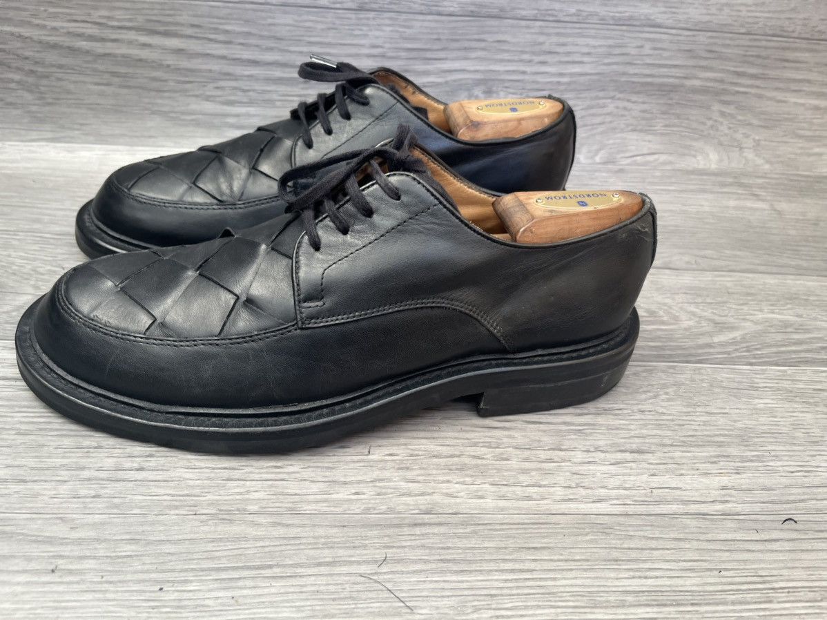 Bottega Veneta Bottega Venetia intrecciato derby leather shoes sz 41 Size US 8 / EU 41 - 4 Thumbnail