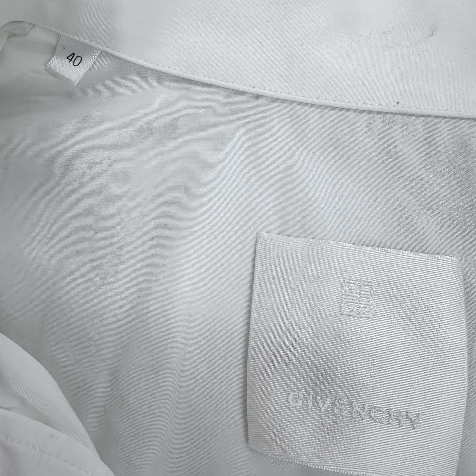 Givenchy Givenchy White Zip Shirt Size 40 M USED Size US M / EU 48-50 / 2 - 3 Thumbnail