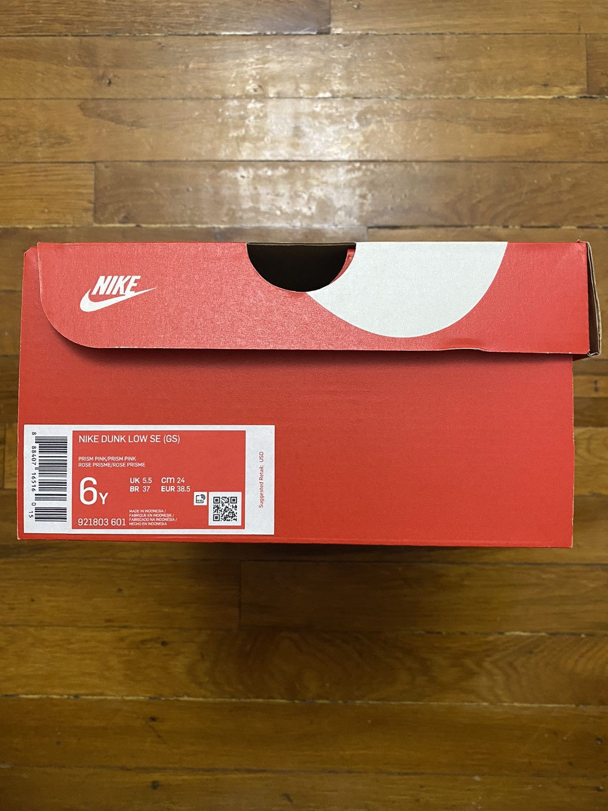 Nike Size 6Y / 7.5W - Nike Dunk Low Triple Pink GS Size US 7.5 / IT 37.5 - 8 Thumbnail