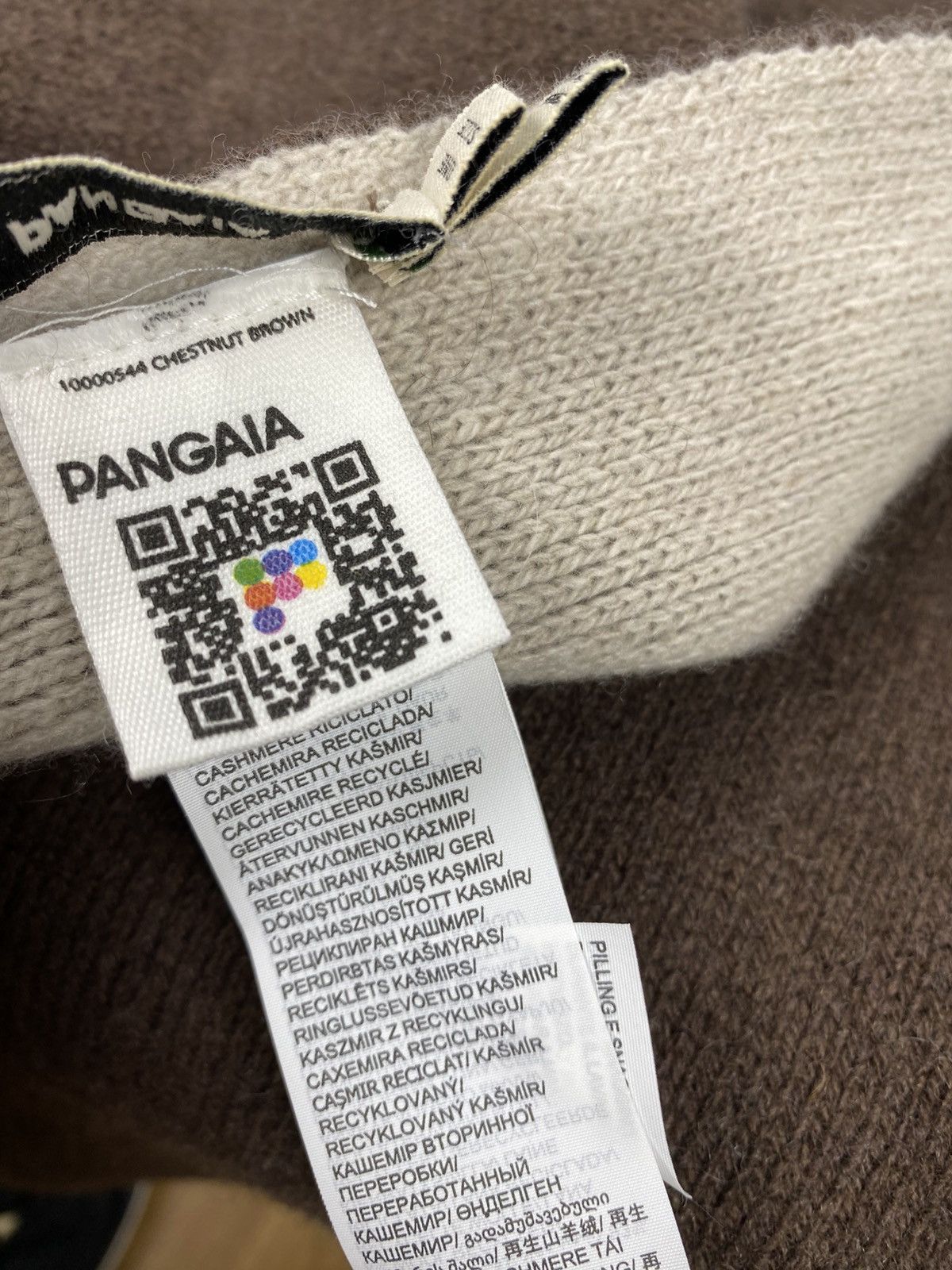 Pangaia Pangaia Double-sided Cashmere Long Scarf Size ONE SIZE - 8 Thumbnail