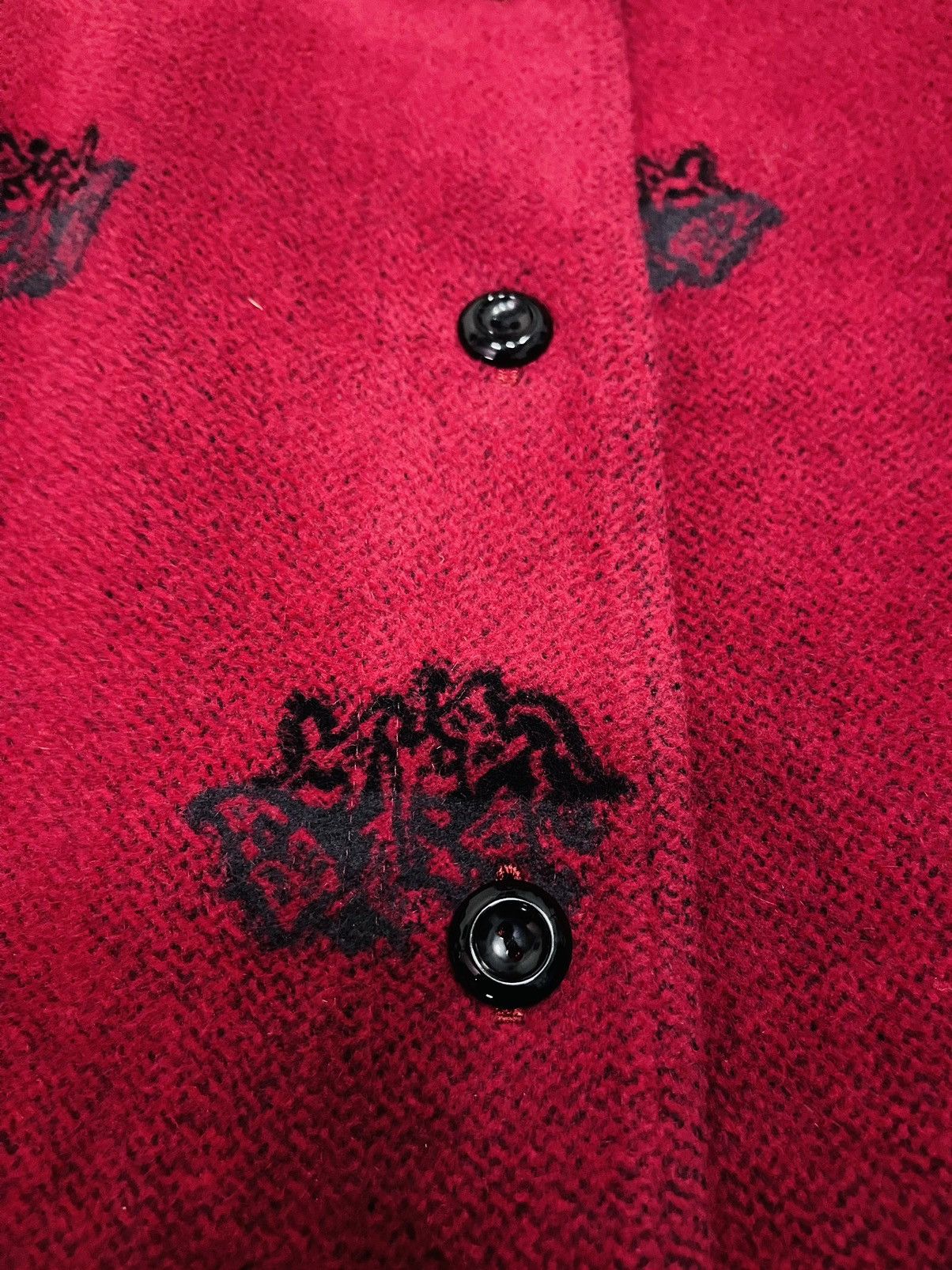 Japanese Brand Madame Clean Heart Button Up Wool Jacket (12) Size L / US 10 / IT 46 - 9 Thumbnail