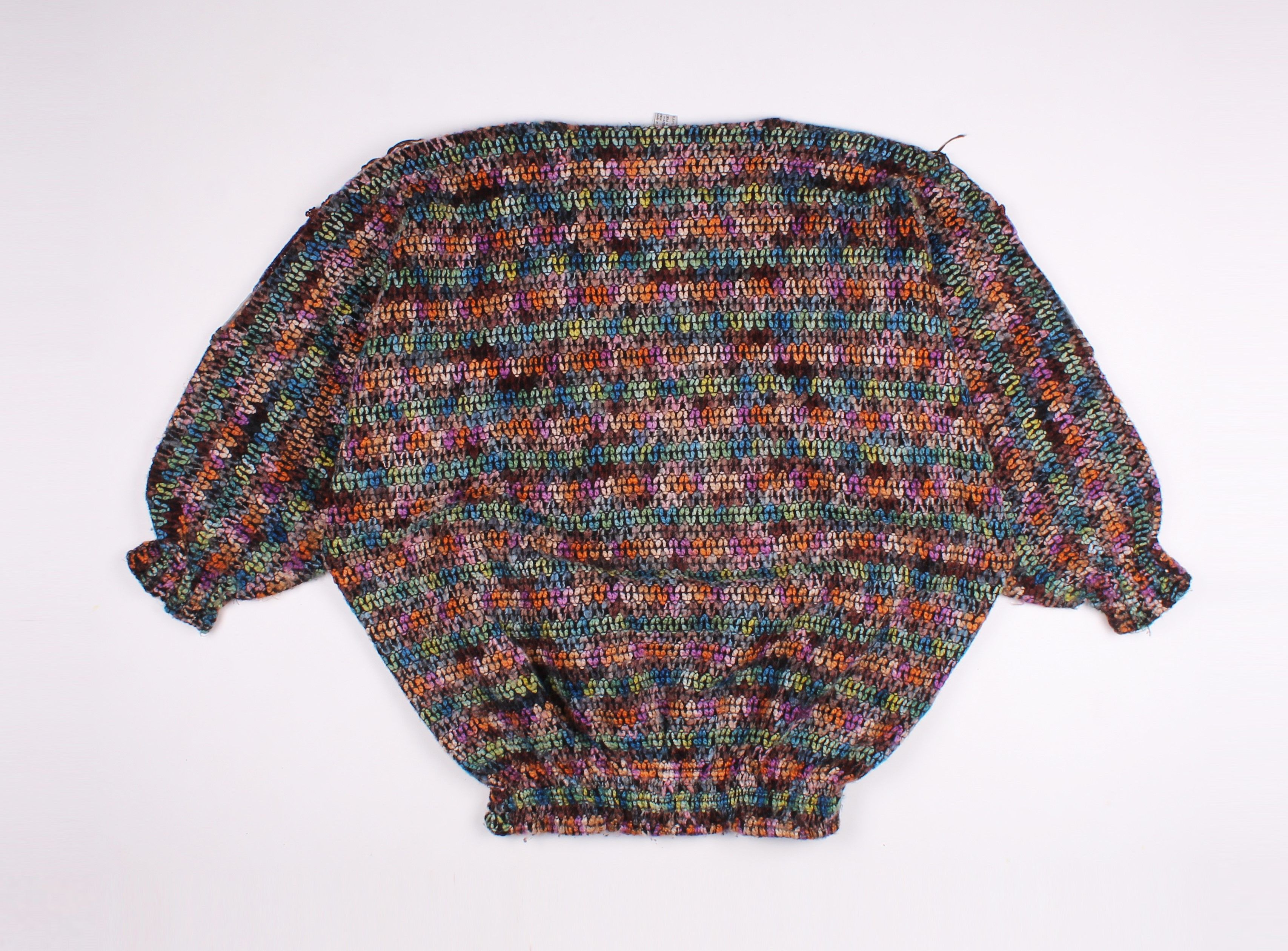 Vintage Vintage 80's Stunning Italian Oversized Detailed Sweater Size ONE SIZE - 11 Thumbnail
