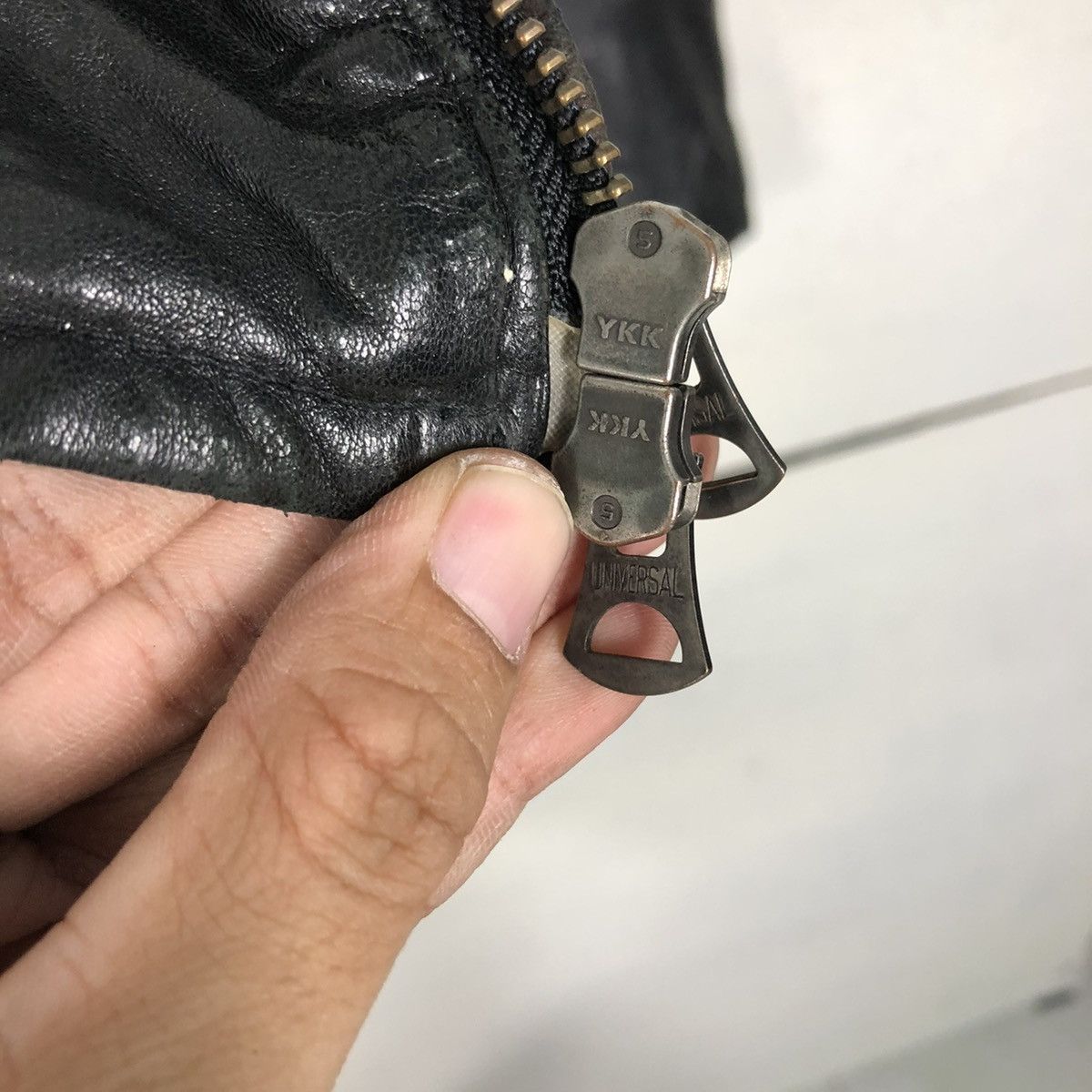 Japanese Brand 🔥VINTAGE BIKER LEATHER JACKET TAKEO KUKICHI ISSEY MIYAKE Size US M / EU 48-50 / 2 - 19 Thumbnail