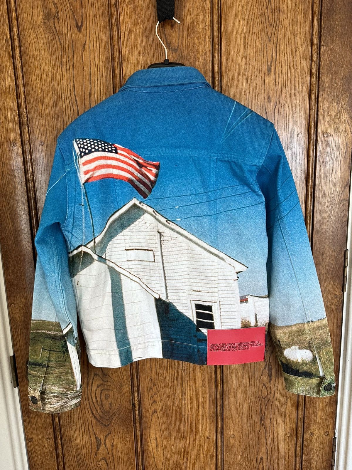 Calvin Klein 205W39NYC FW18 Calvin Klein 205w39nyc est 1975 USA Flag denim jacket Size US S / EU 44-46 / 1 - 15 Thumbnail
