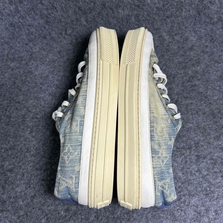 Louis Vuitton Louis Vuitton Stellar Casual Sneakers in Denim Blue -2508 Size US 7 / IT 37 - 6 Thumbnail