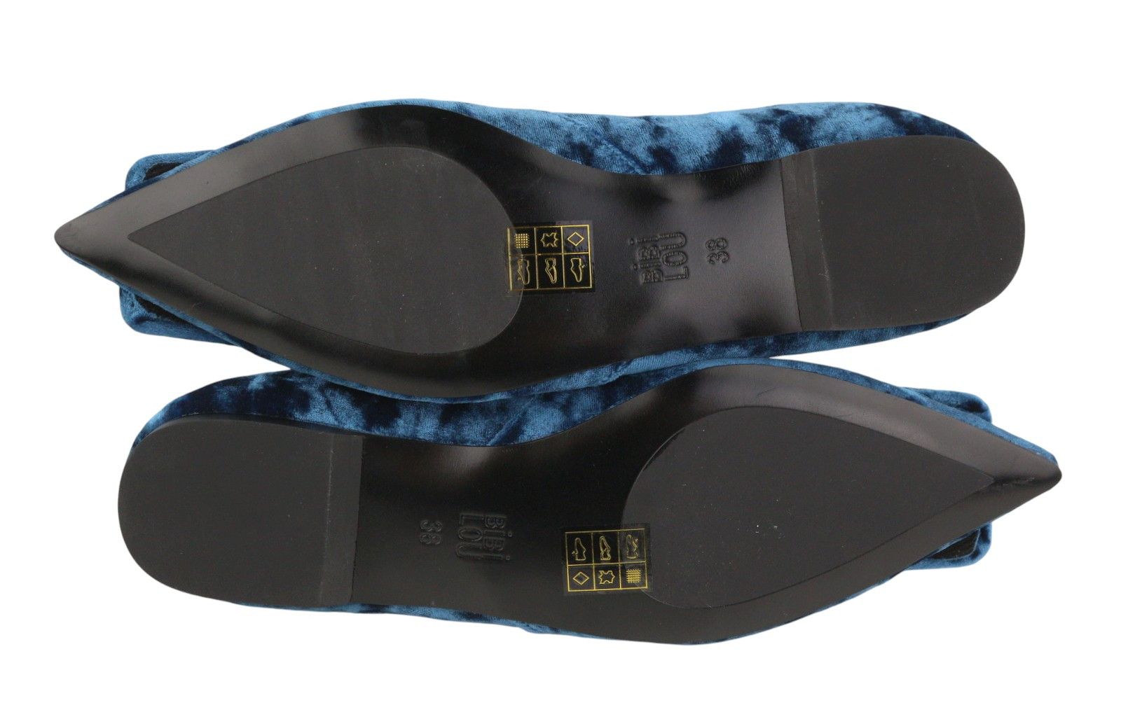 Other BIBI LOU BOCHUM EU38 Blue Velvet Covered Pointed 87560 Size US 7 / IT 37 - 9 Thumbnail