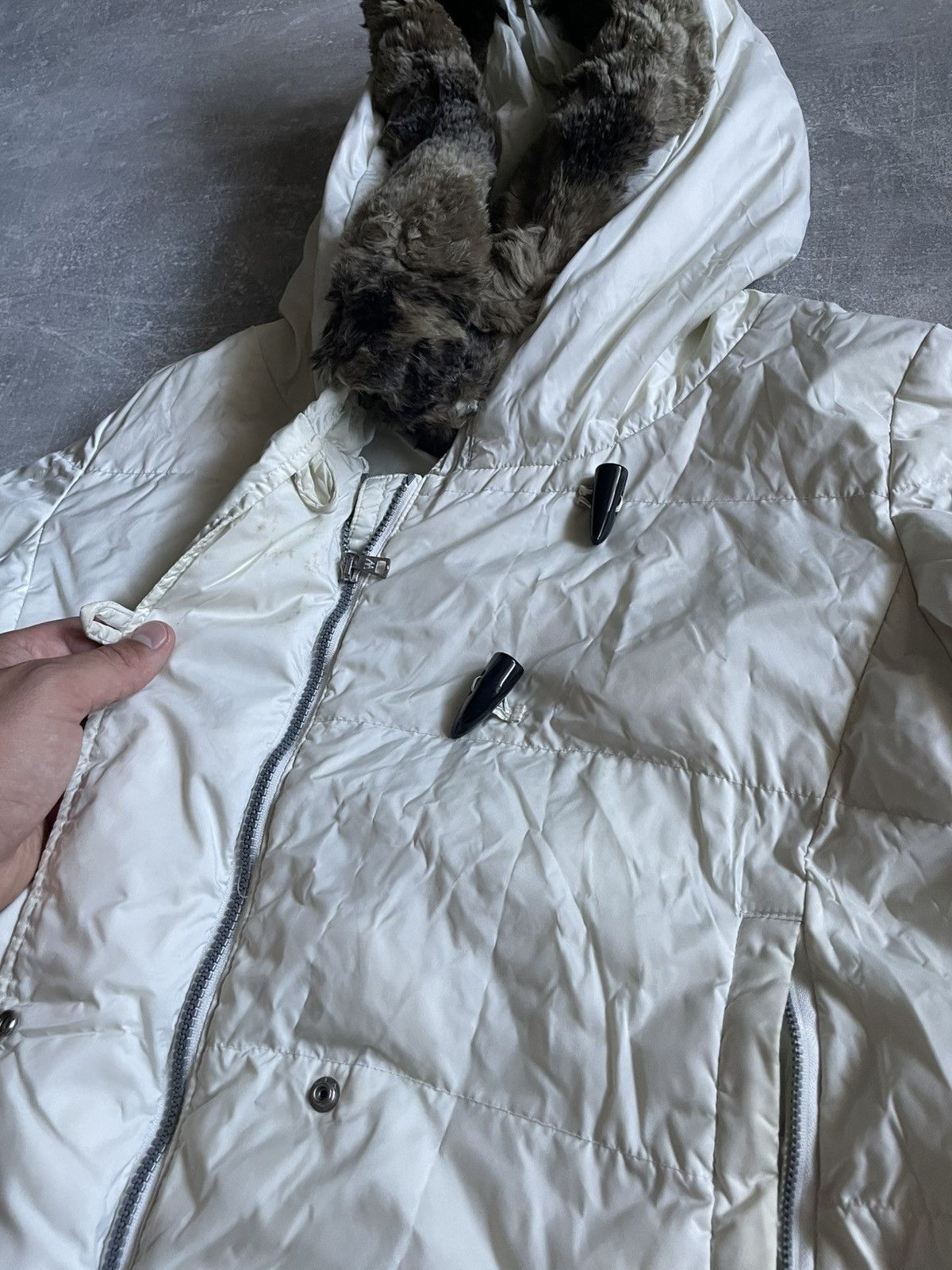 Max Mara Max Mara Puffer coat down Jacket Fur faux trench long old Size M / US 6-8 / IT 42-44 - 9 Thumbnail