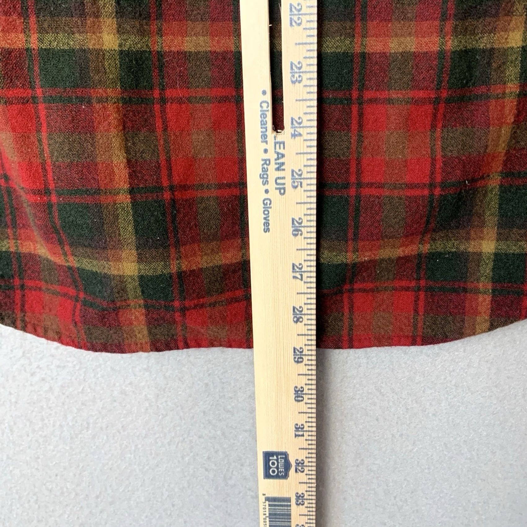 Pendleton VINTAGE Pendleton Trail Shirt Mens Large Red Plaid Wool Elbow Patch Maple Leaf Tartan Size US L / EU 52-54 / 3 - 8 Thumbnail