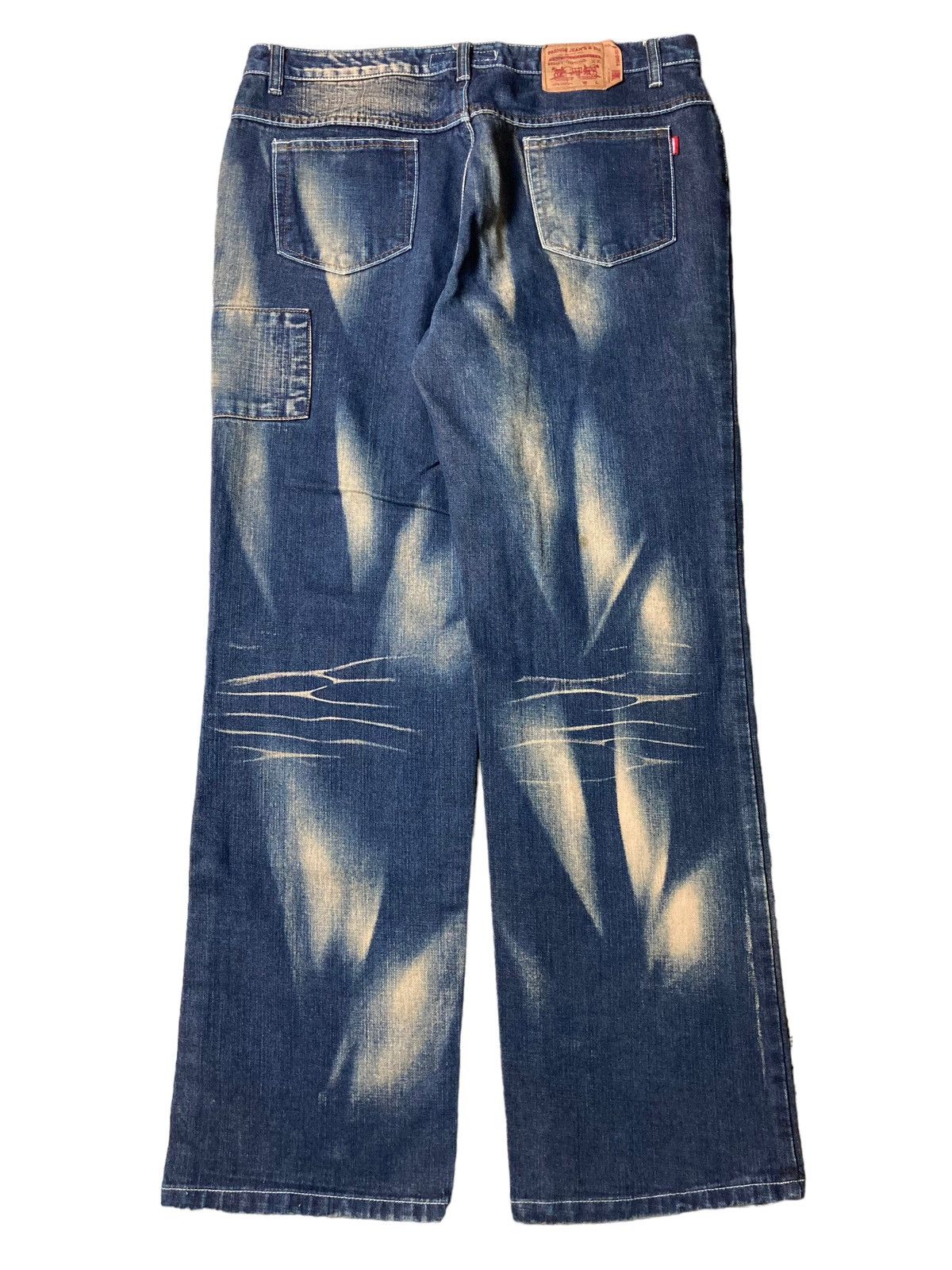 Japanese Brand × PPFM PAENGE Abstract Unique Patchwork Jeans Japanese Brand💥 Size US 32 / EU 48 - 2 Thumbnail