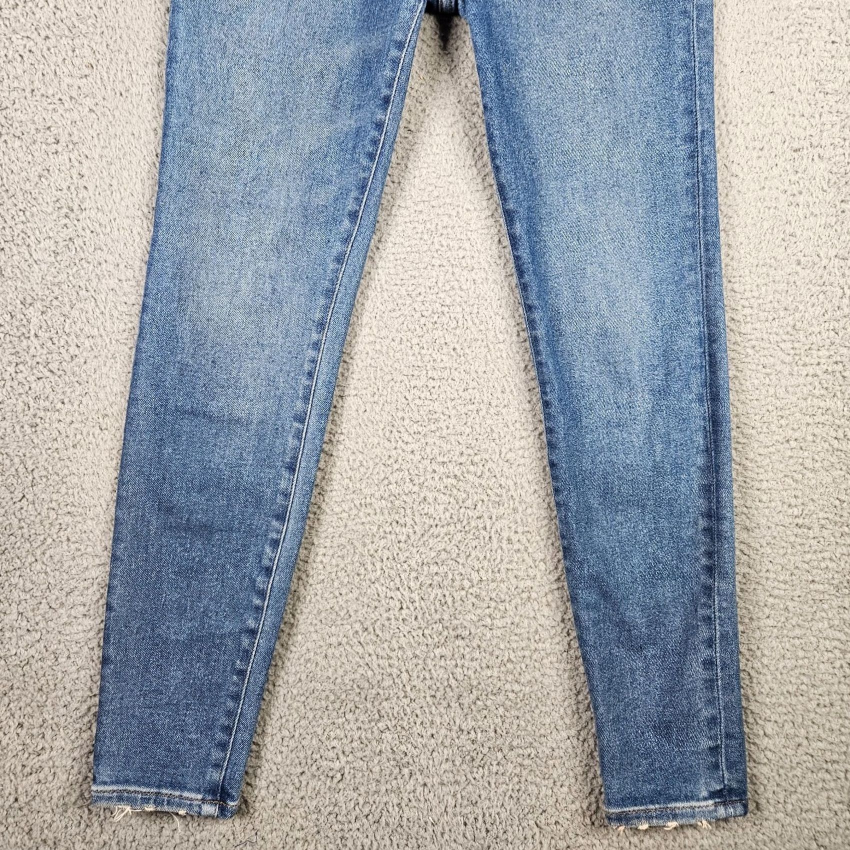 Madewell Madewell Jeans Skinny Blue 9” High-Rise Five Pockets Casual Size 28 Women Regular Multi-Color? No, Blue Size 28" / US 6 / IT 42 - 5 Thumbnail