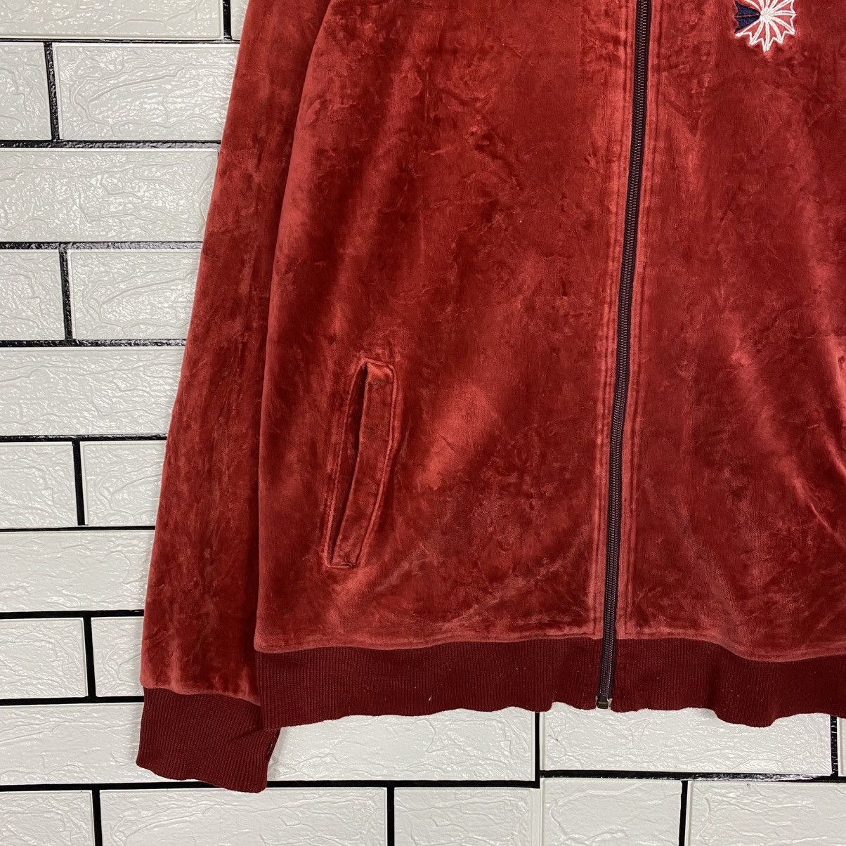 Reebok 📌Vintage Velvet Bomber Jacket Reebok Classic Size US L / EU 52-54 / 3 - 5 Thumbnail