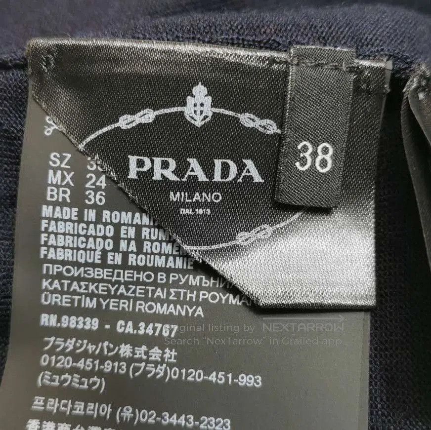 Prada Prada Colorblock Long Sleeve Knit Polo . Size M / US 6-8 / IT 42-44 - 5 Thumbnail