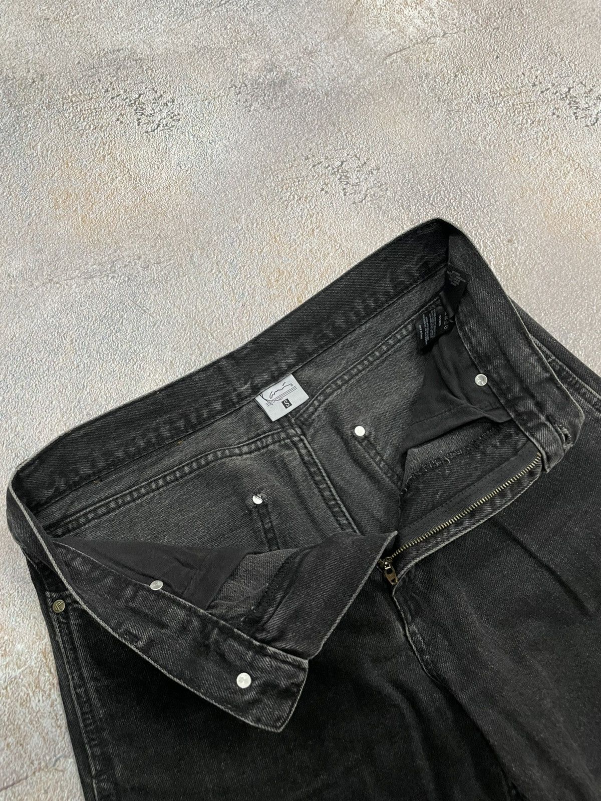Karl Kani Vintage Karl Kani Black Denim Jeans Size US 30 / EU 46 - 8 Thumbnail