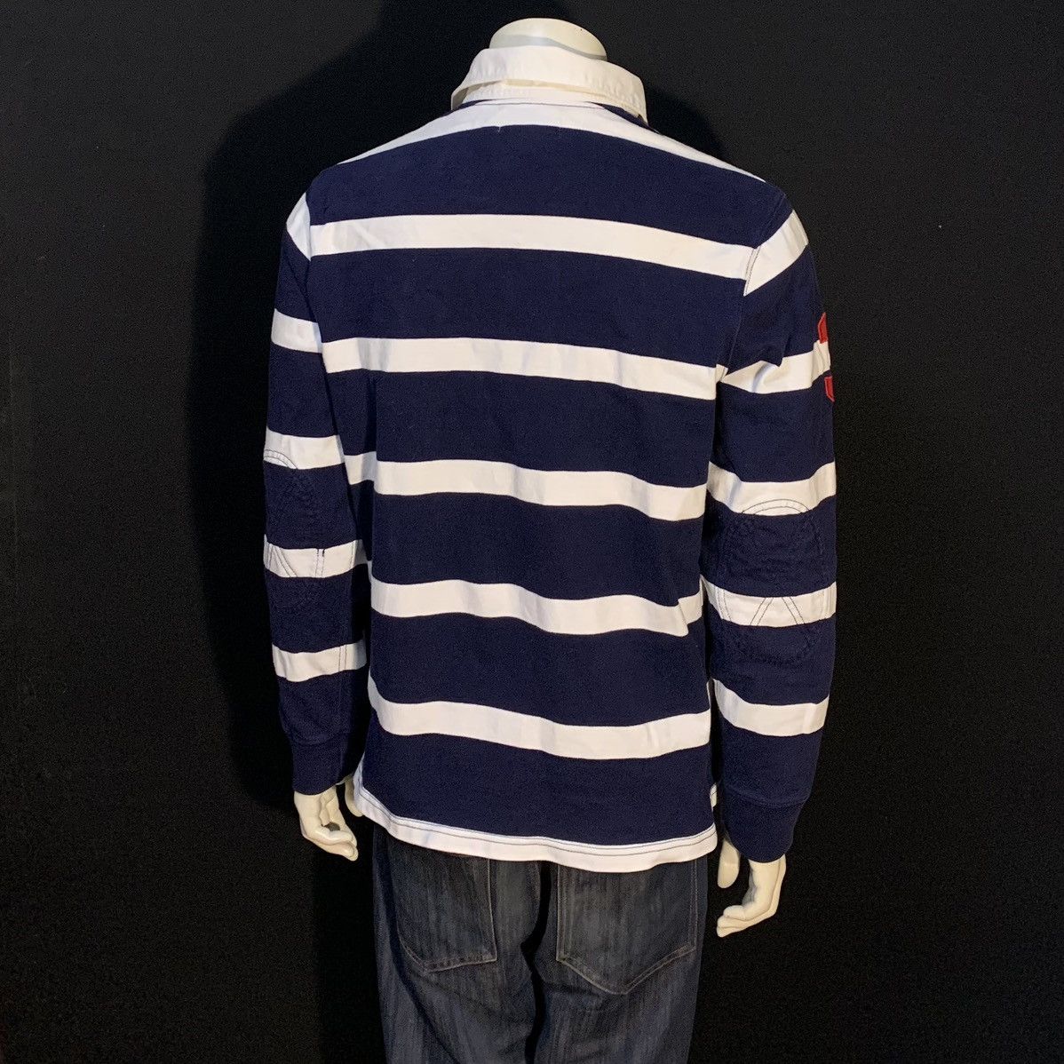 Polo Ralph Lauren × Vintage Vintage Polo Ralph Lauren Rugby Striped Size L Chief Keef Size US L / EU 52-54 / 3 - 2 Thumbnail