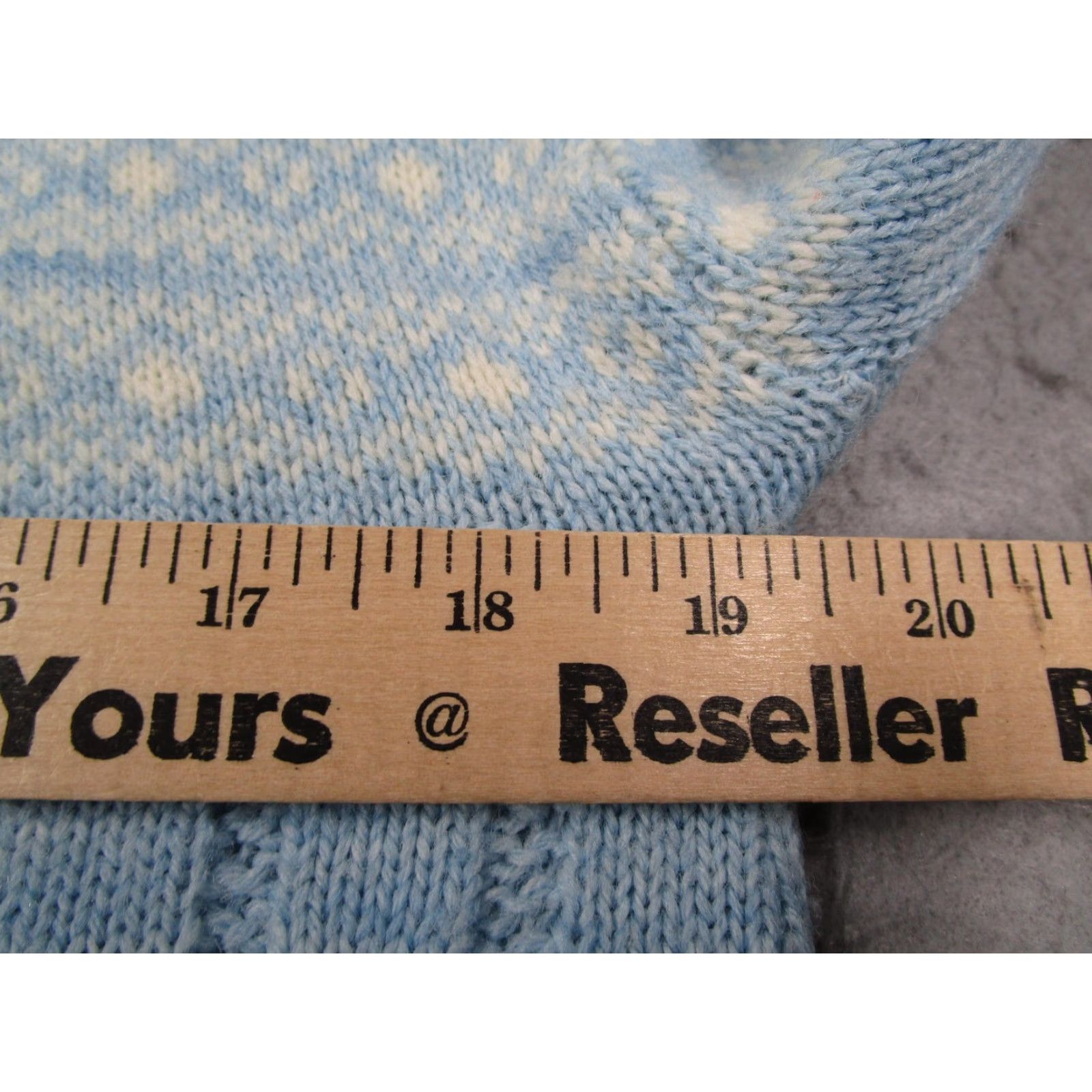 Jantzen VINTAGE Jantzen Sweater Women M Blue Fair Isle Cable Knit Pullover 90s Crew Neck Size M / US 6-8 / IT 42-44 - 6 Thumbnail