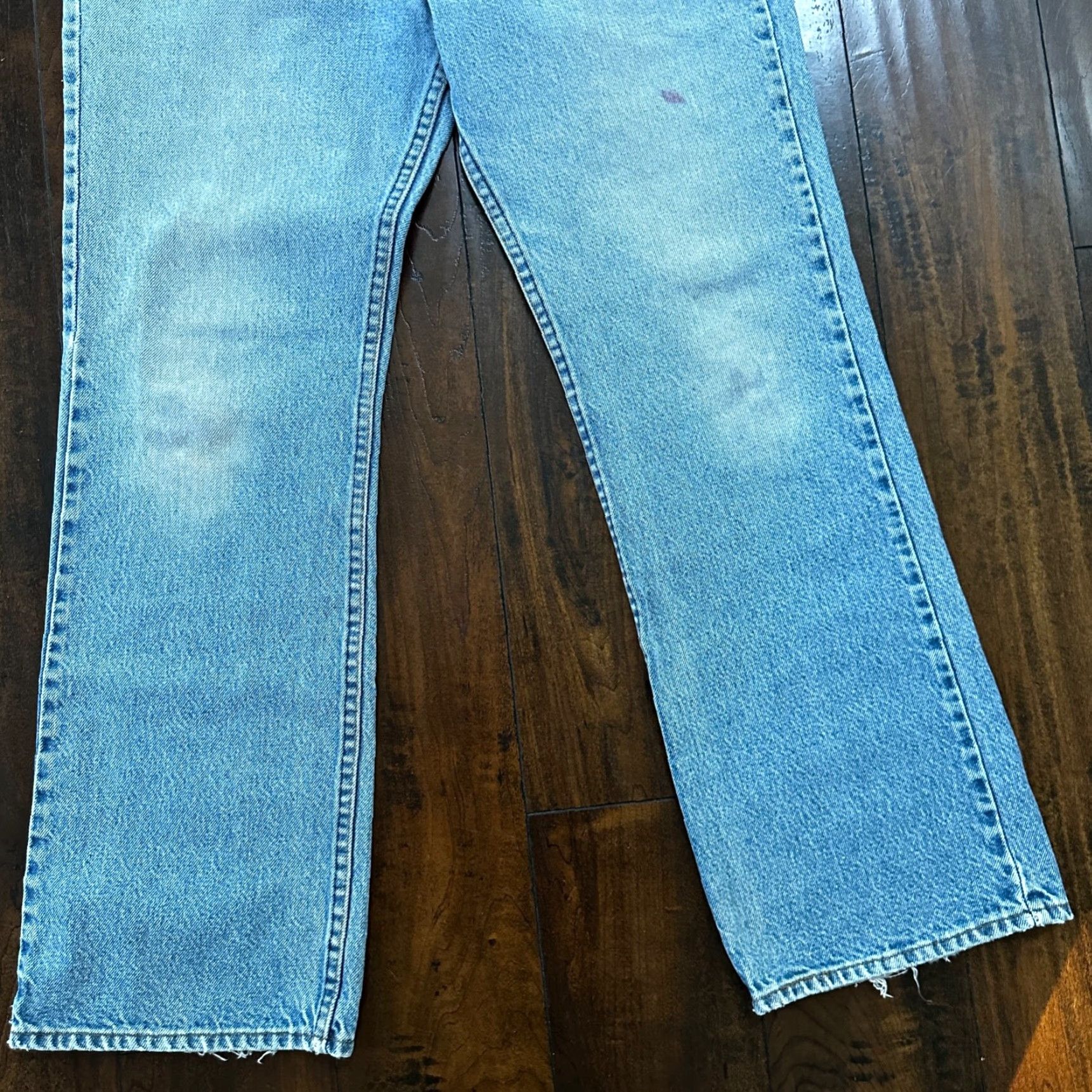 Levi's VINTAGE Levi's 517 Bootcut Blue Jeans 34x31 USA Mens Size US 34 / EU 50 - 3 Thumbnail