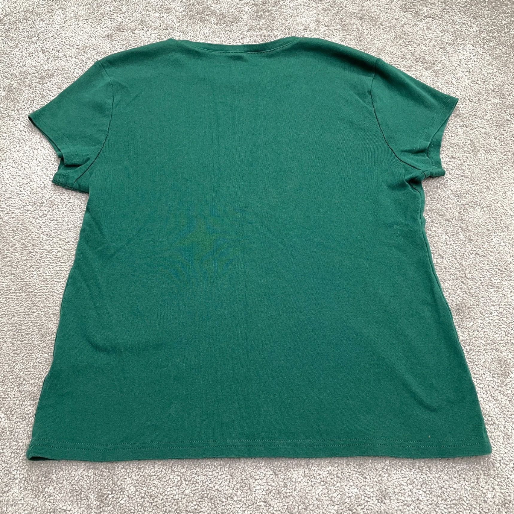 Tommy Hilfiger VINTAGE Tommy Hilfiger Logo T-Shirt Womens 2XL Green Cotton Short Sleeve Crew Casual Size XXL / US 16-18 / IT 52-54 - 2 Thumbnail