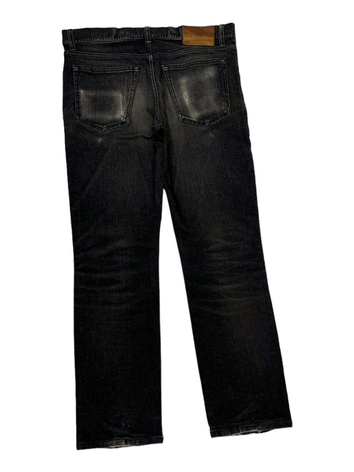KOJIMA GENES × Yohji Yamamoto MADE IN JAPAN DENIM WORKS KOJIMA BLACK COAT JEANS Size US 33 - 4 Thumbnail