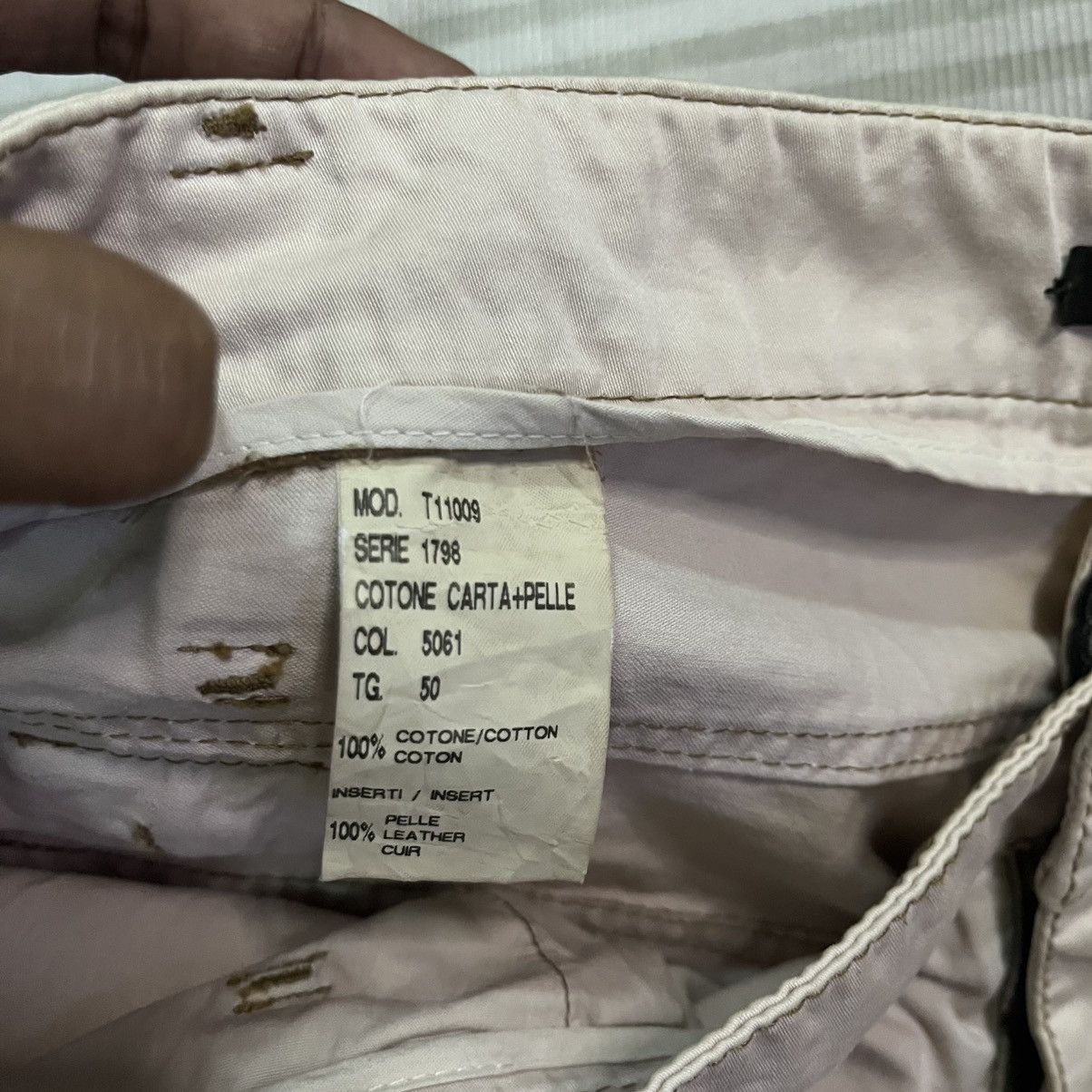 Santacroce Vintage Santacroce Snap Button Pants Made in Italy 35x40 Size US 35 - 18 Thumbnail