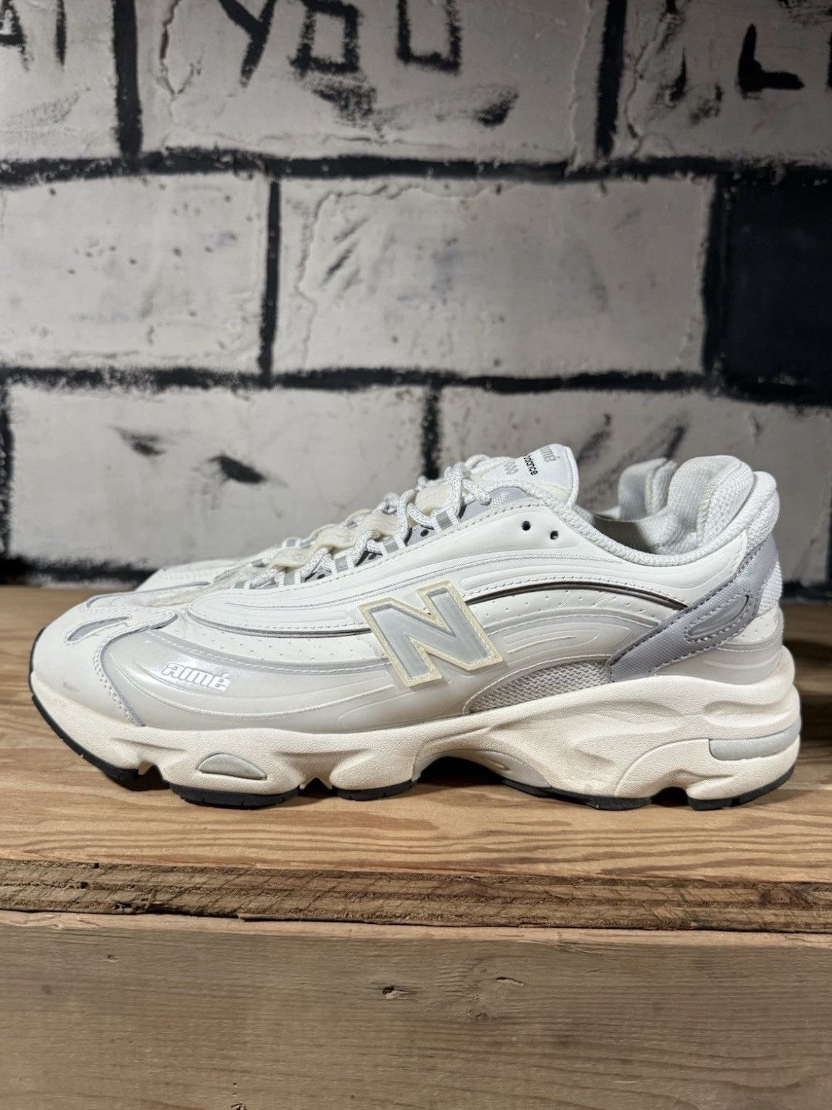 Aime Leon Dore × New Balance New Balance 1000 Aime Leon Dore White M1000AC1 Mens Size 13 Size US 13 / EU 46 - 4 Thumbnail