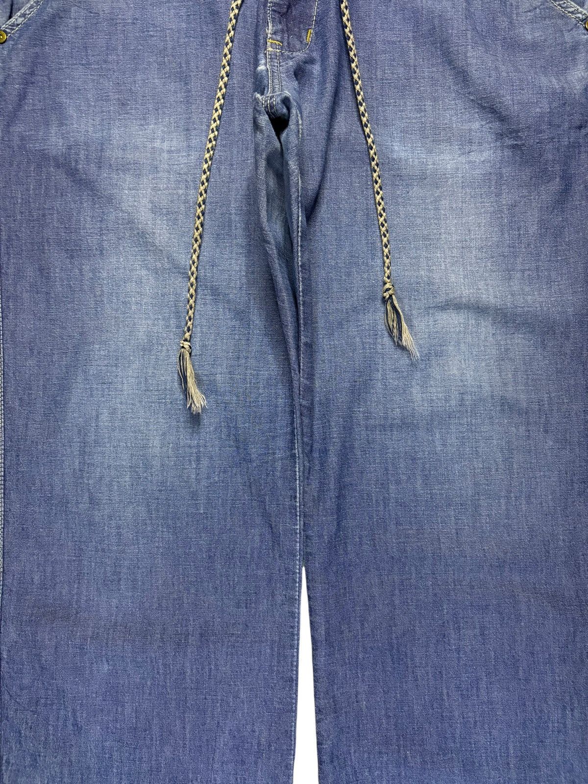 Edwin × Japanese Brand Vintage Edwin Blue Wash Sweats Style Baggy Denim Pants Size US 36 / EU 52 - 5 Thumbnail