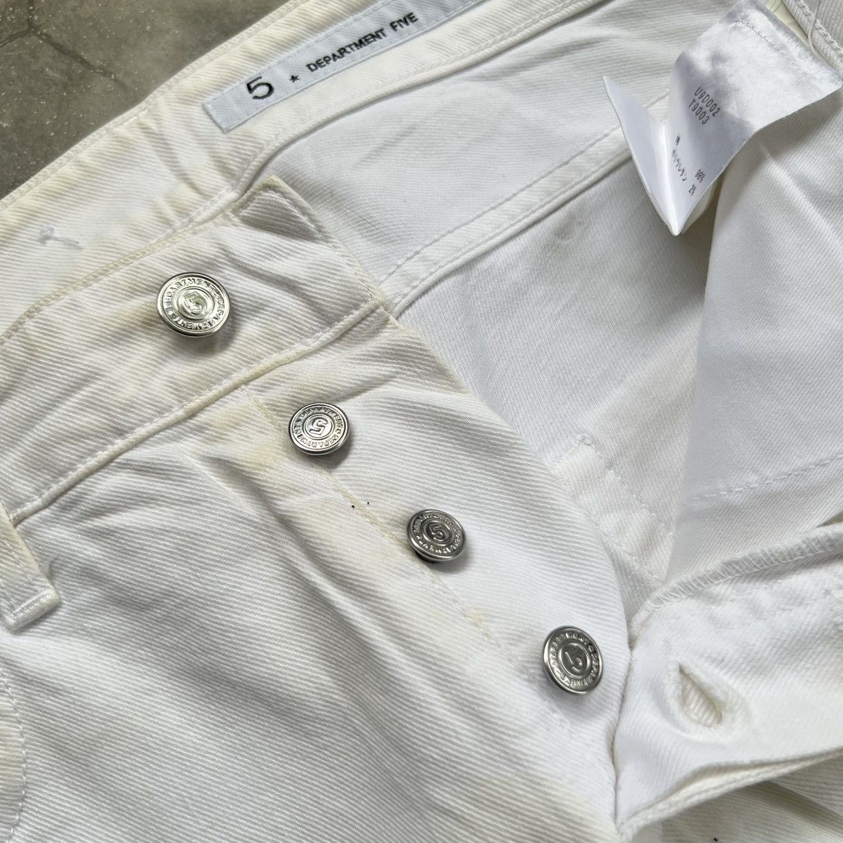 DEPARTMENT5 Departement5 White Jeans Size US 31 - 6 Thumbnail
