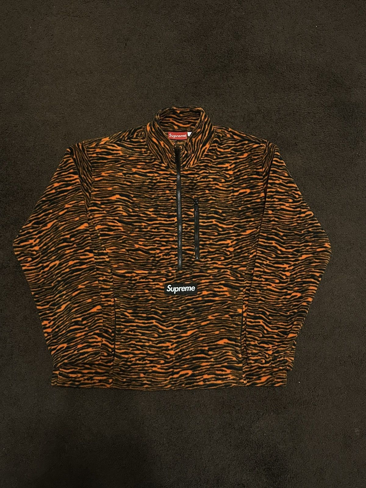 Supreme Supreme Polartec Half Zip Pullover Tiger (Size Small) Size US S / EU 44-46 / 1 - 1 Preview