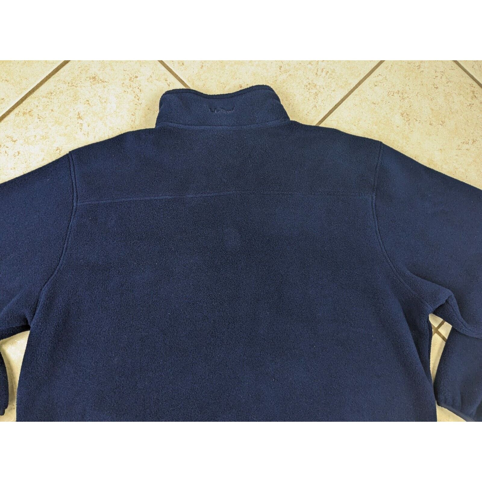 L.L. Bean Vtg LL Bean 1/4 Zip Fleece Jacket Sweater Pullover XL Blue Size US XL / EU 56 / 4 - 13 Thumbnail