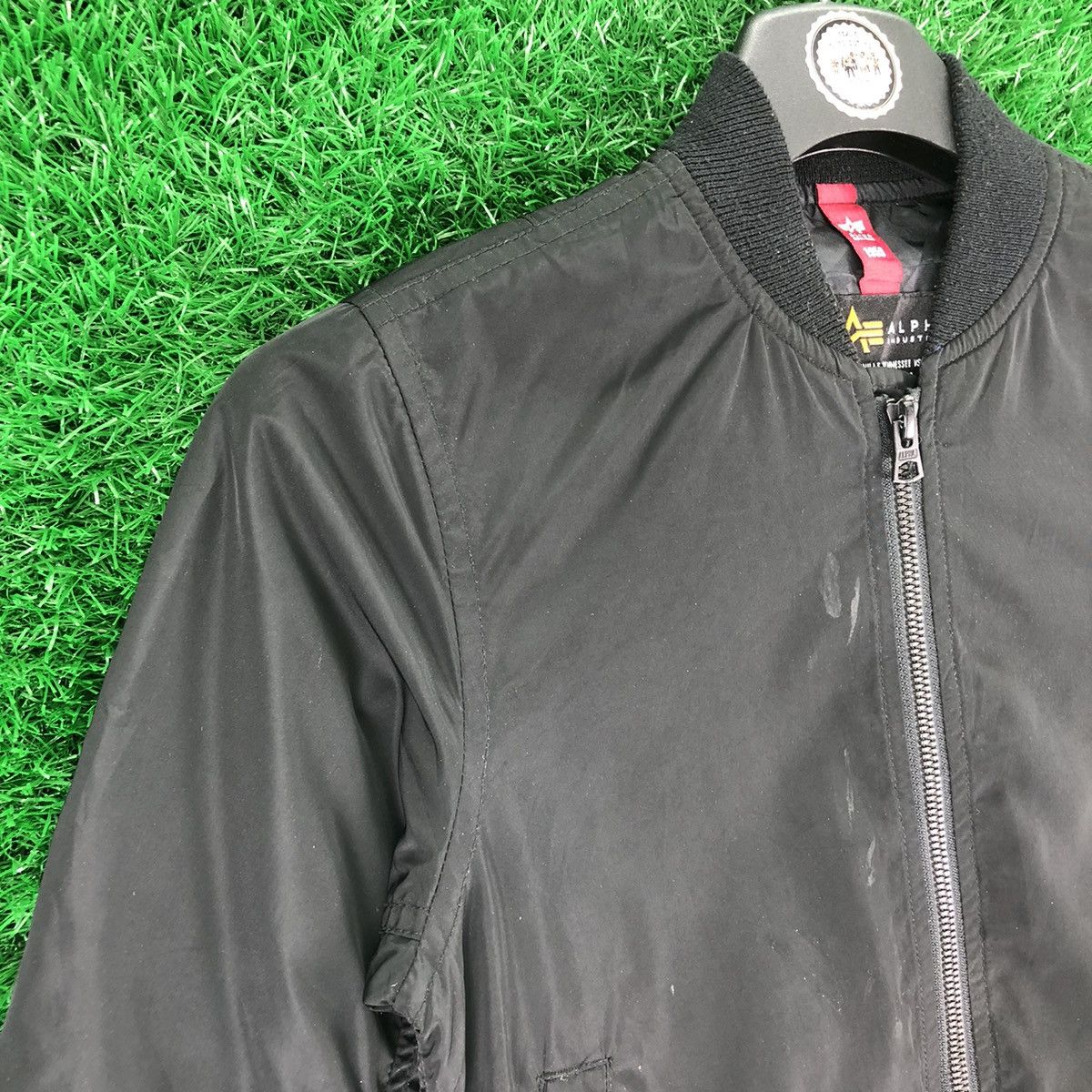 Alpha Industries Vintage Alpha Industries Bomber Jacket MA-1 for Kid Size US XXS / EU 40 - 2 Thumbnail