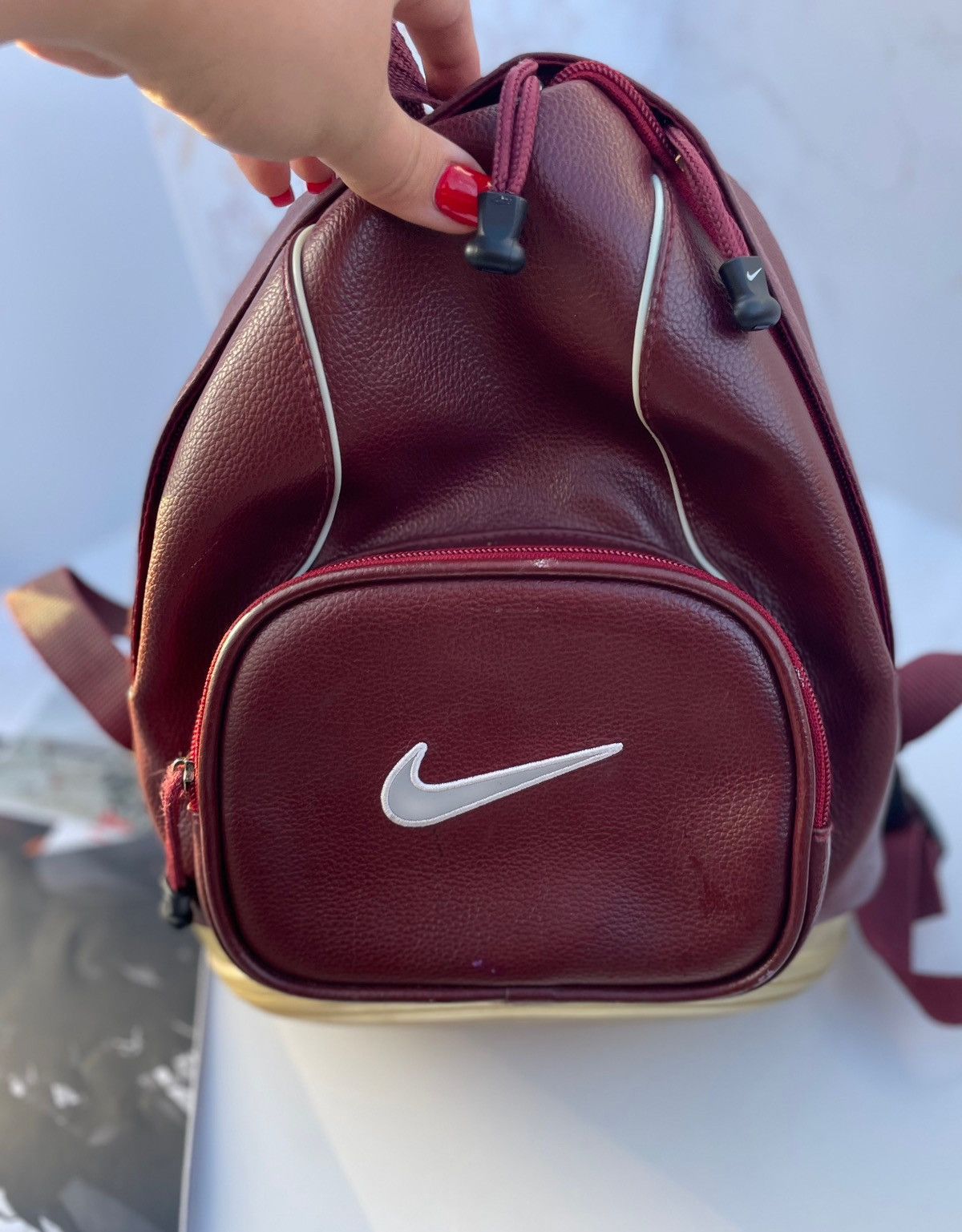 Nike Nike vintage leather backpack Size ONE SIZE - 10 Thumbnail