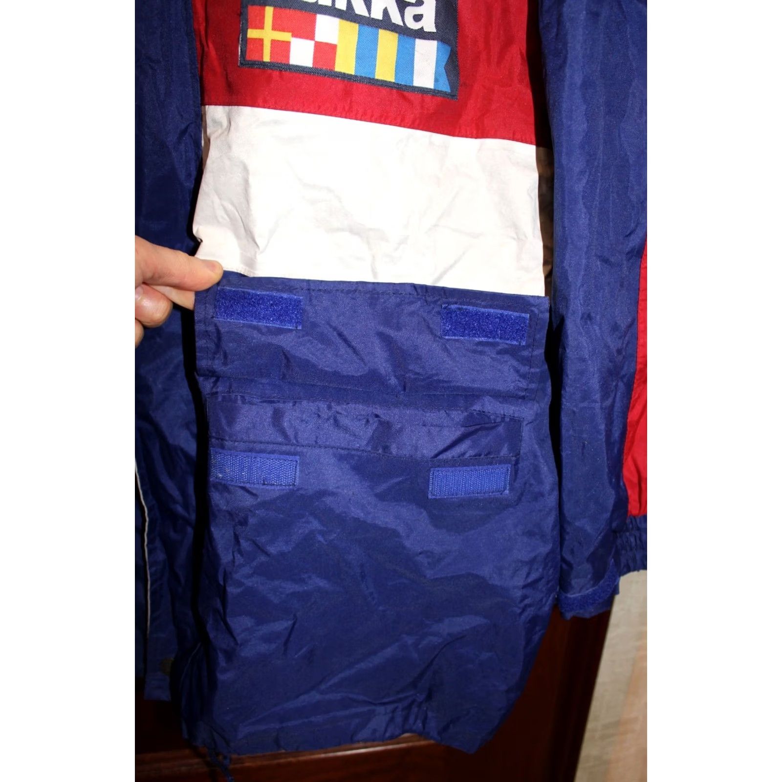 Vintage VINTAGE Rukka Yacht Wind jacket Shirt Mens L Red Blue Size US L / EU 52-54 / 3 - 5 Thumbnail