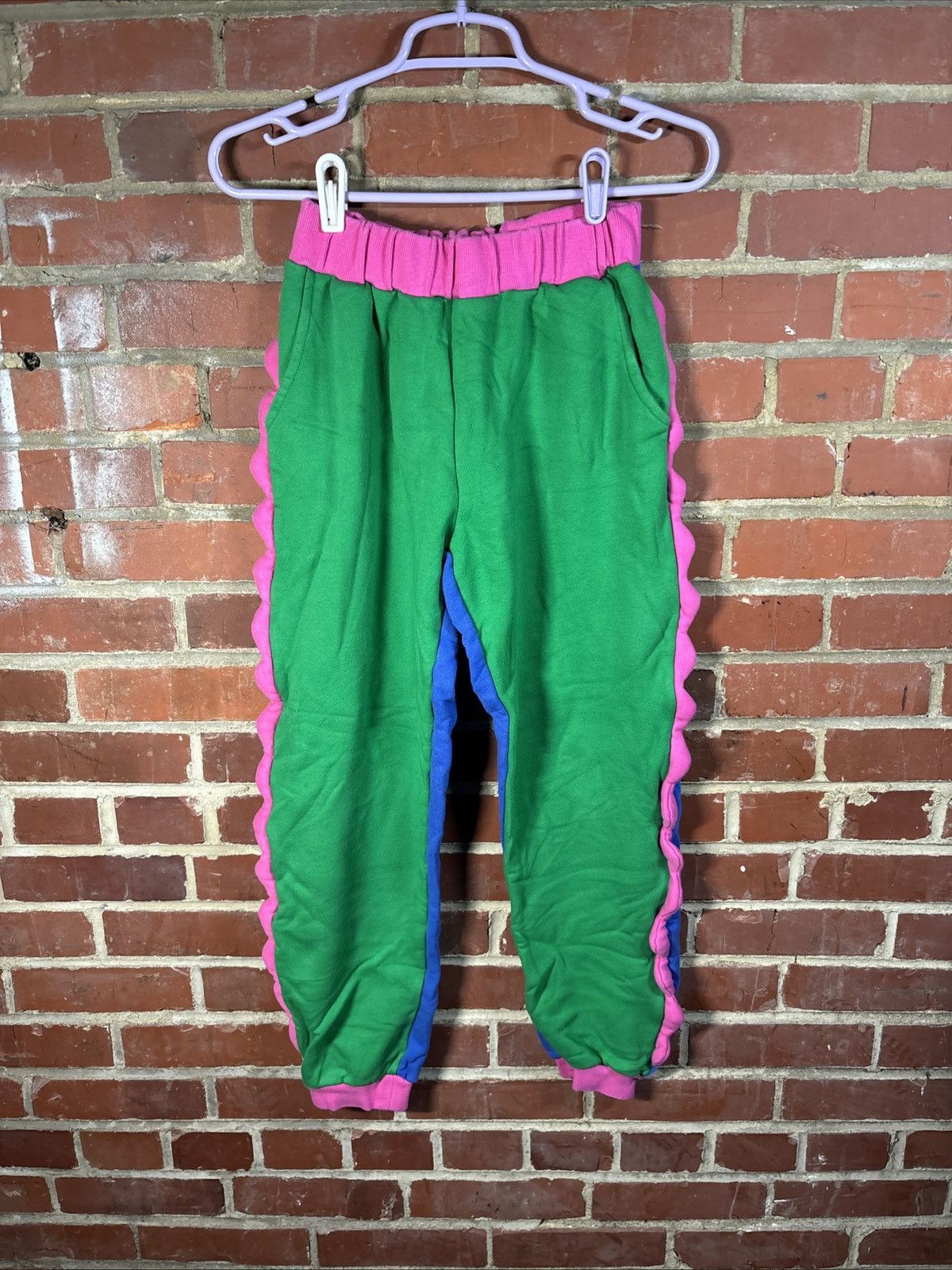 Dolls Kill Dolls Kill Current Mood Dino Colorblock Sweatpants Sz S Size 24" / US 00 / IT 34 - 1 Thumbnail