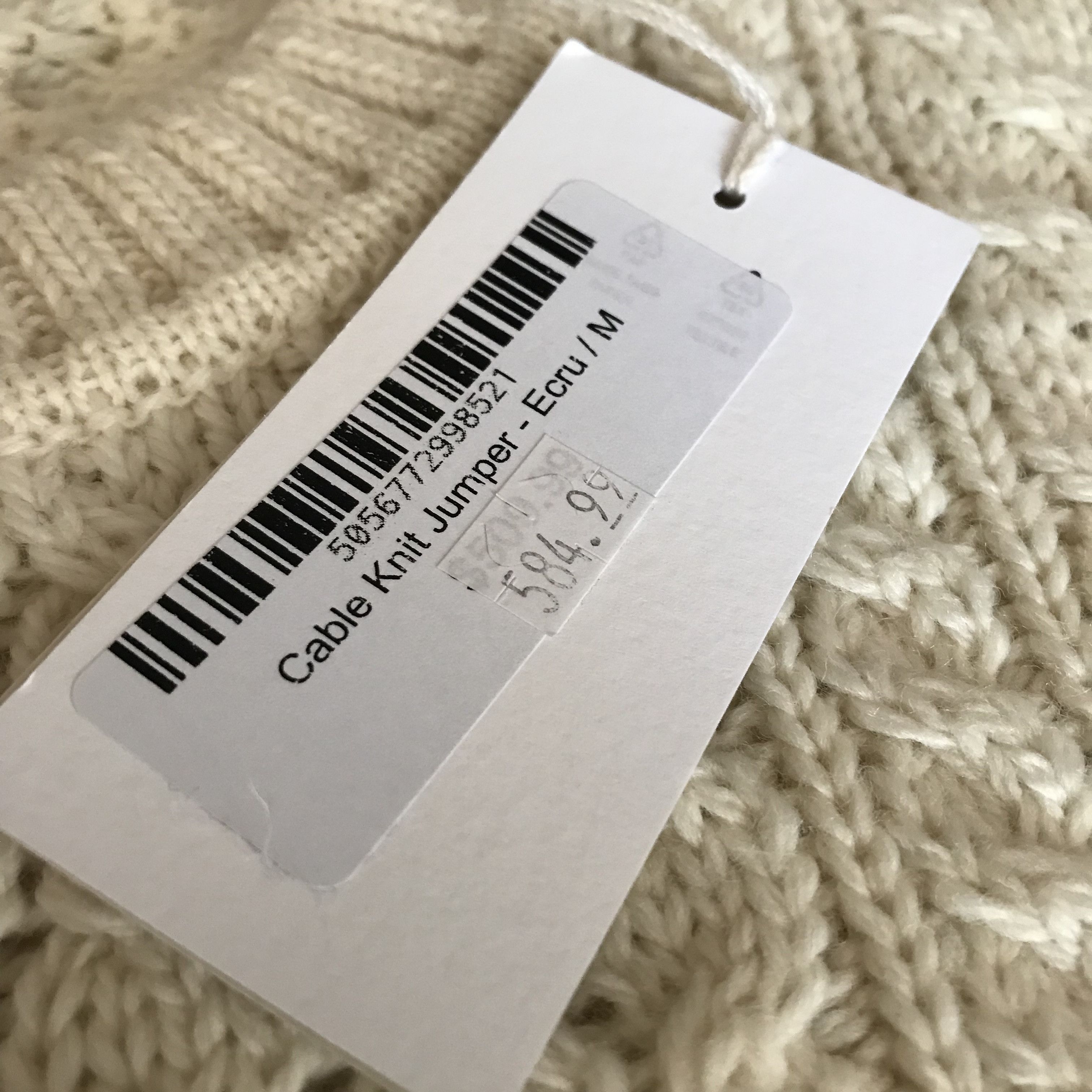 Sunspel Sunspel Cable Knit Sweater M NWT Size US M / EU 48-50 / 2 - 2 Thumbnail