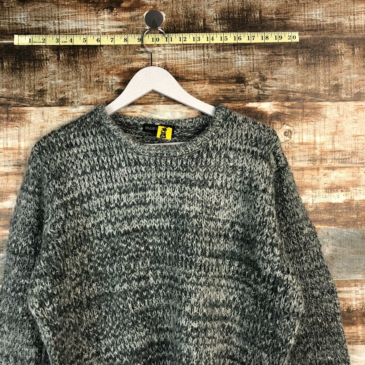 Homespun Knitwear × Japanese Brand Elle Piere vintage Grey Knitwear #A2353 Size M / US 6-8 / IT 42-44 - 2 Thumbnail